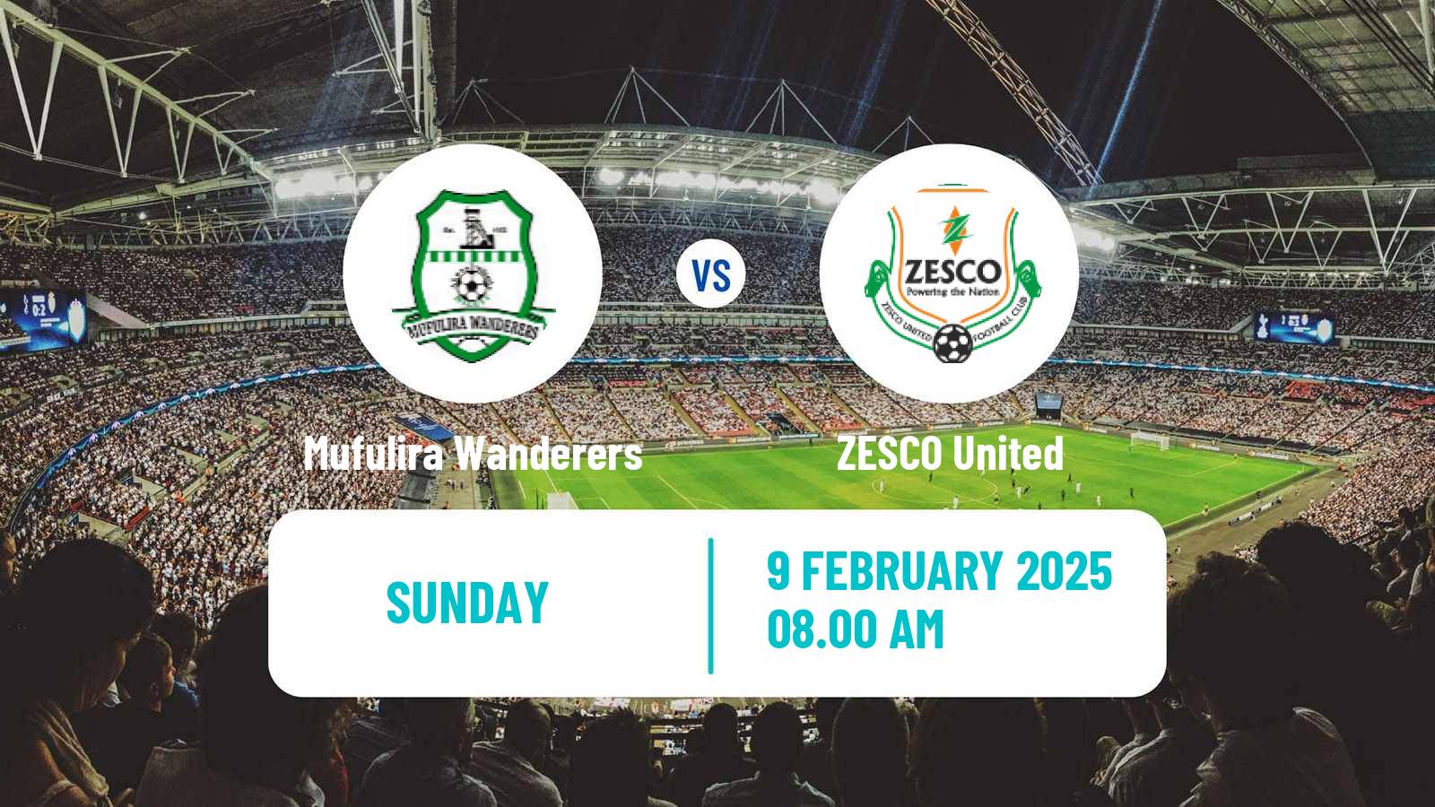 Soccer Zambian Premier League Mufulira Wanderers - ZESCO United