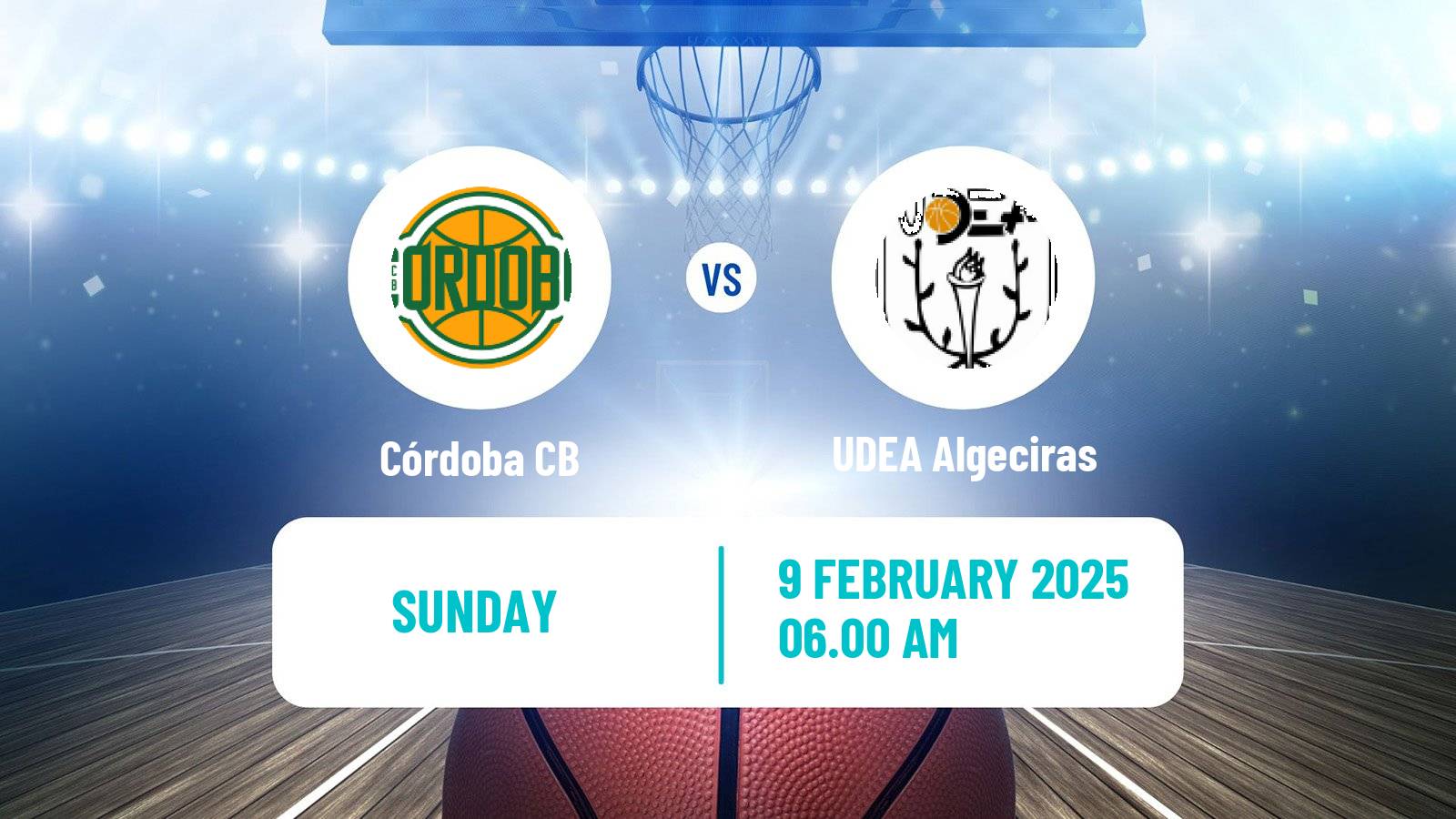 Basketball Spanish LEB Plata Córdoba - UDEA Algeciras