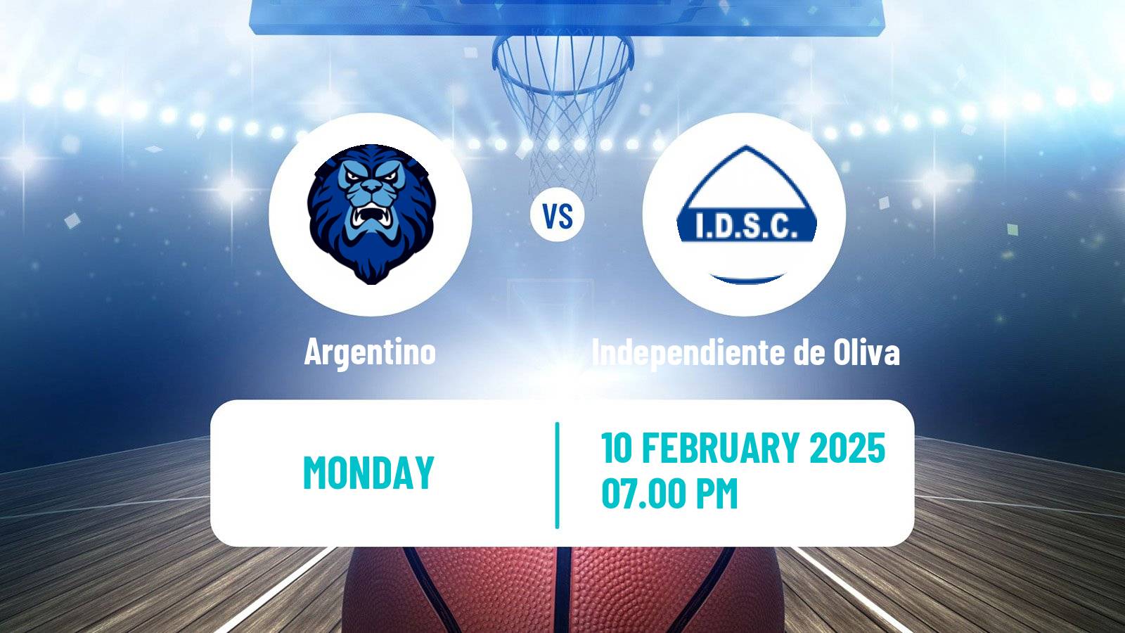 Basketball Argentinian LNB Argentino - Independiente de Oliva