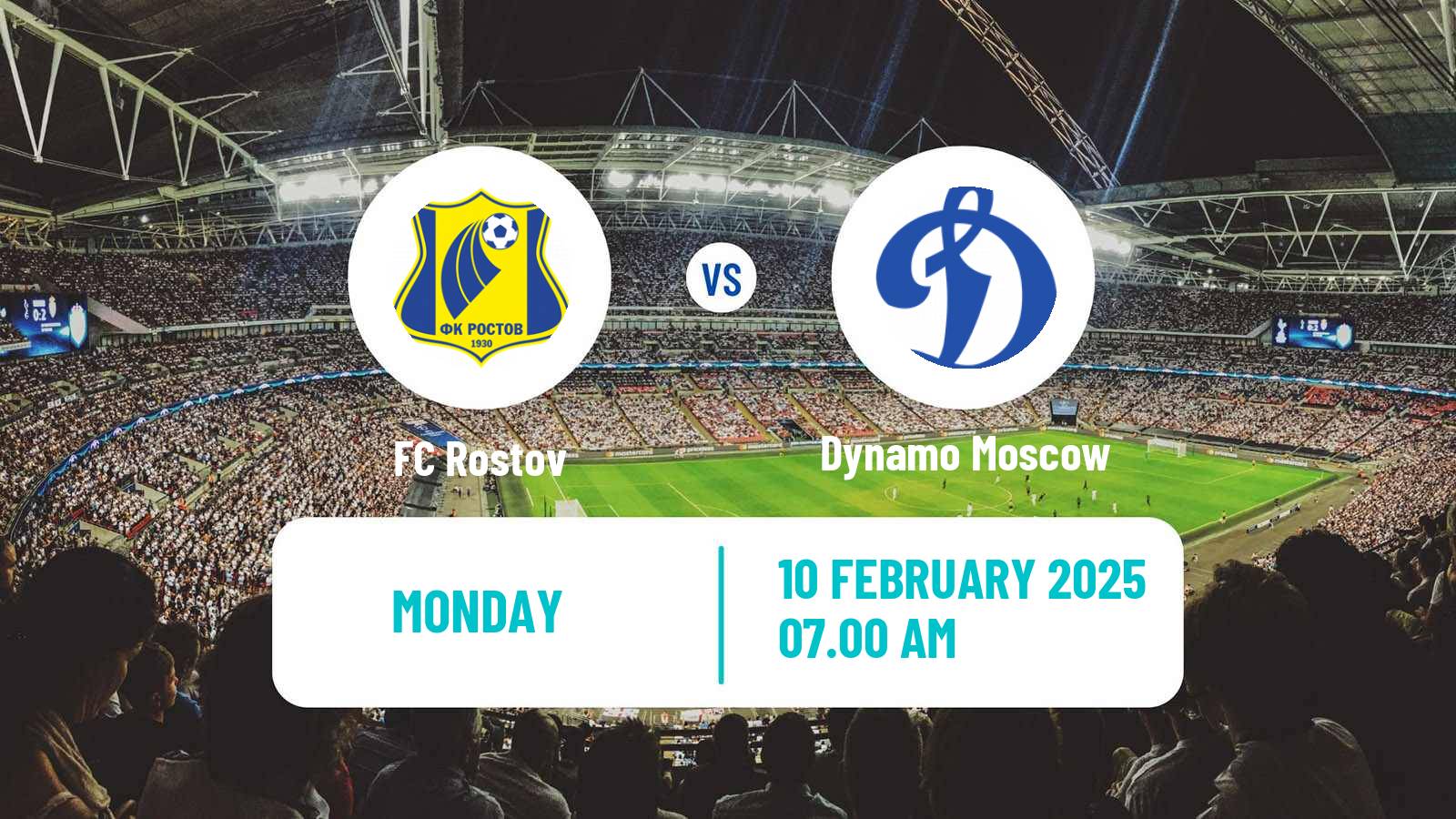 Soccer Club Friendly Rostov - Dynamo Moscow