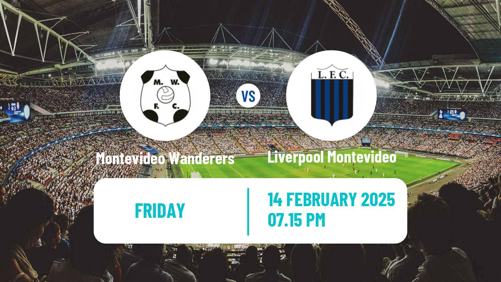 Soccer Uruguayan Primera Division Montevideo Wanderers - Liverpool Montevideo