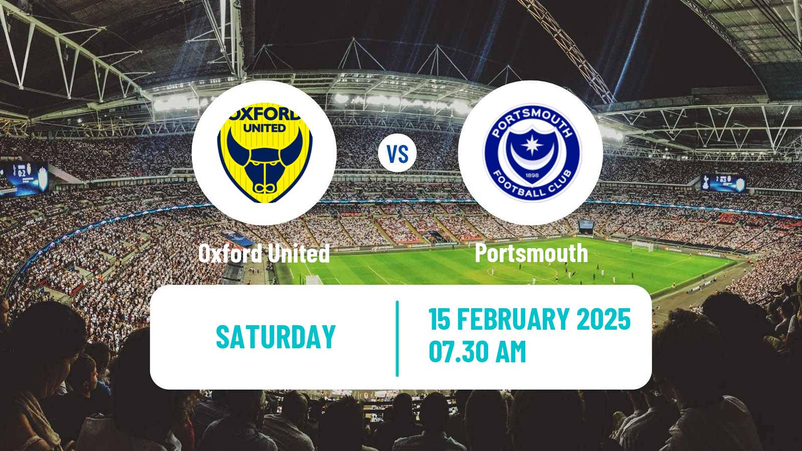 Soccer English League Championship Oxford United - Portsmouth