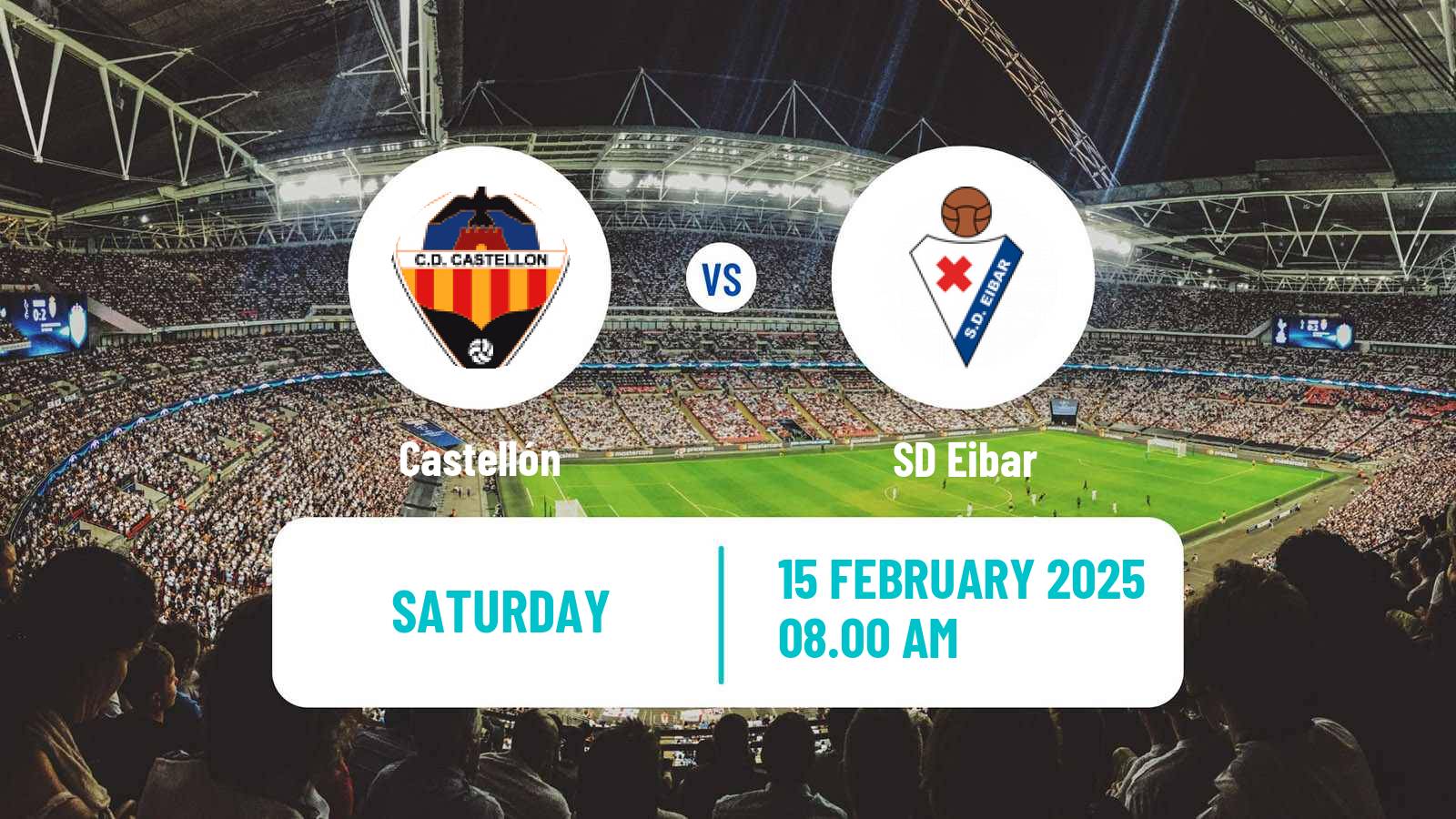 Soccer Spanish LaLiga2 Castellón - Eibar