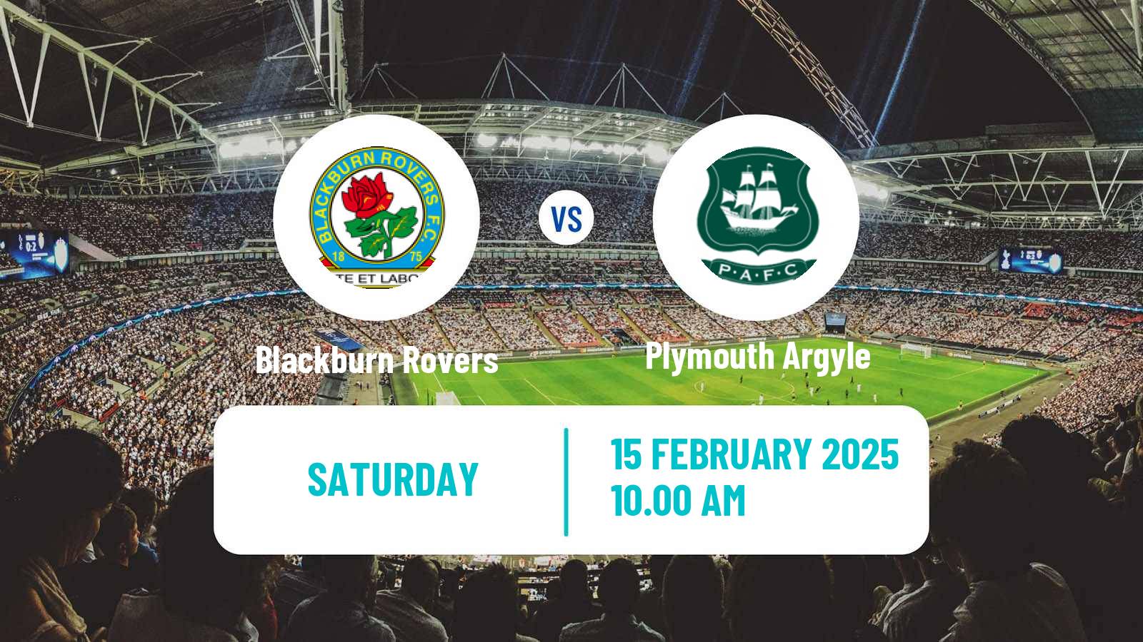 Soccer English League Championship Blackburn Rovers - Plymouth Argyle