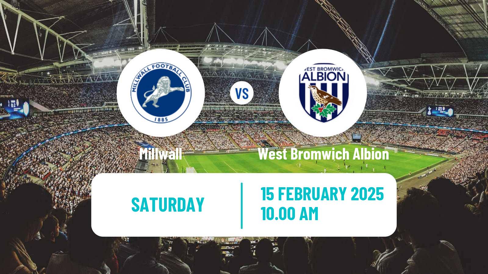 Soccer English League Championship Millwall - West Bromwich Albion