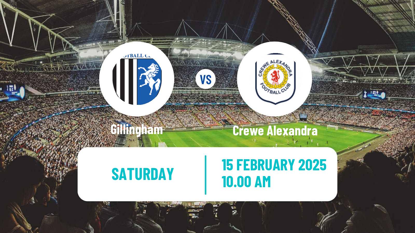 Soccer English League Two Gillingham - Crewe Alexandra