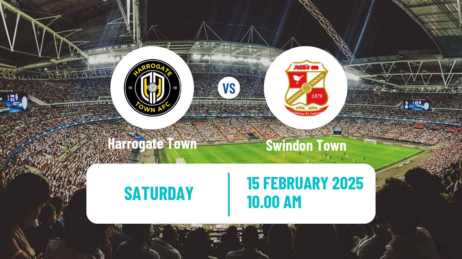 Soccer English League Two Harrogate Town - Swindon Town