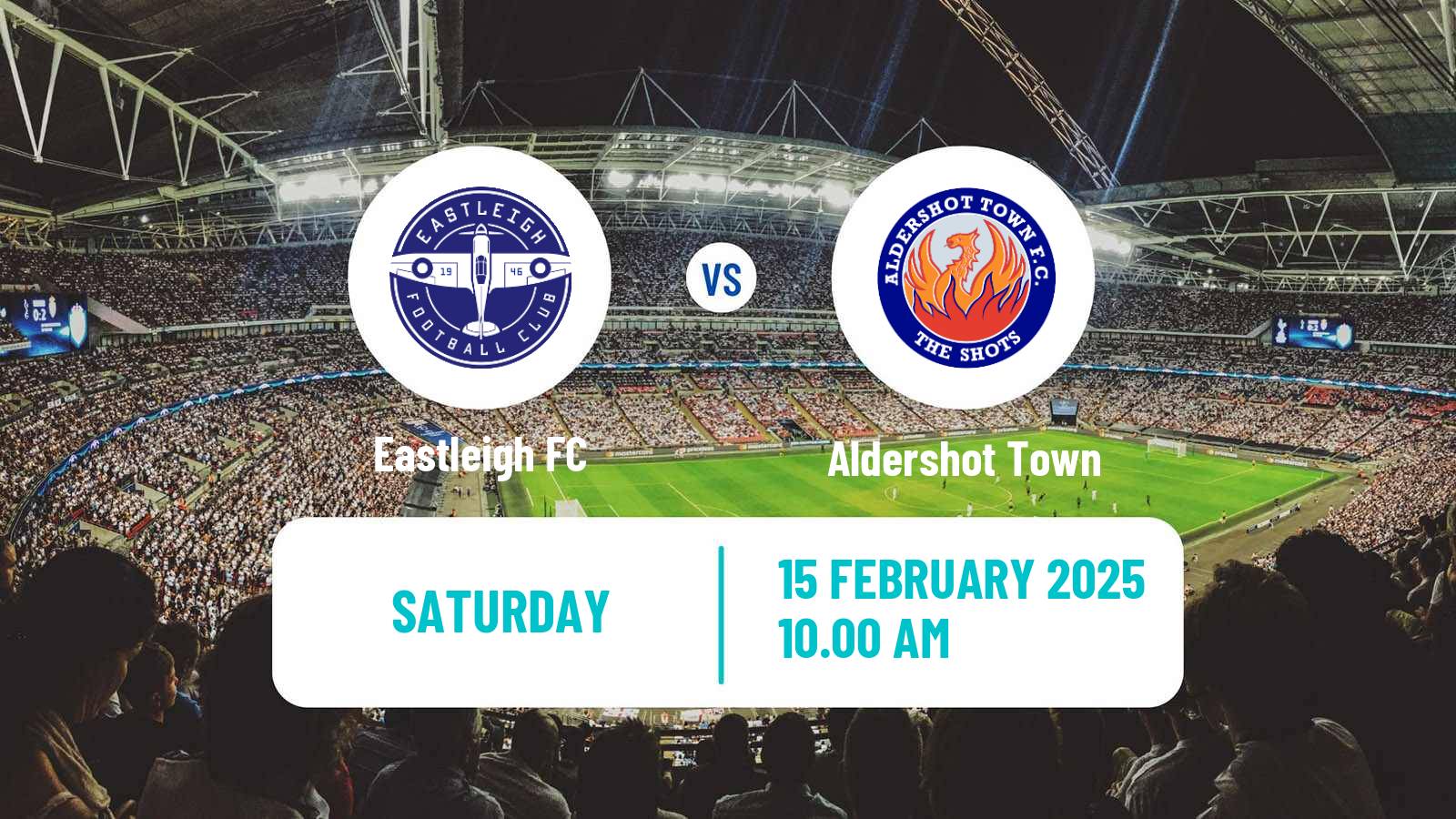 Soccer English National League Eastleigh - Aldershot Town