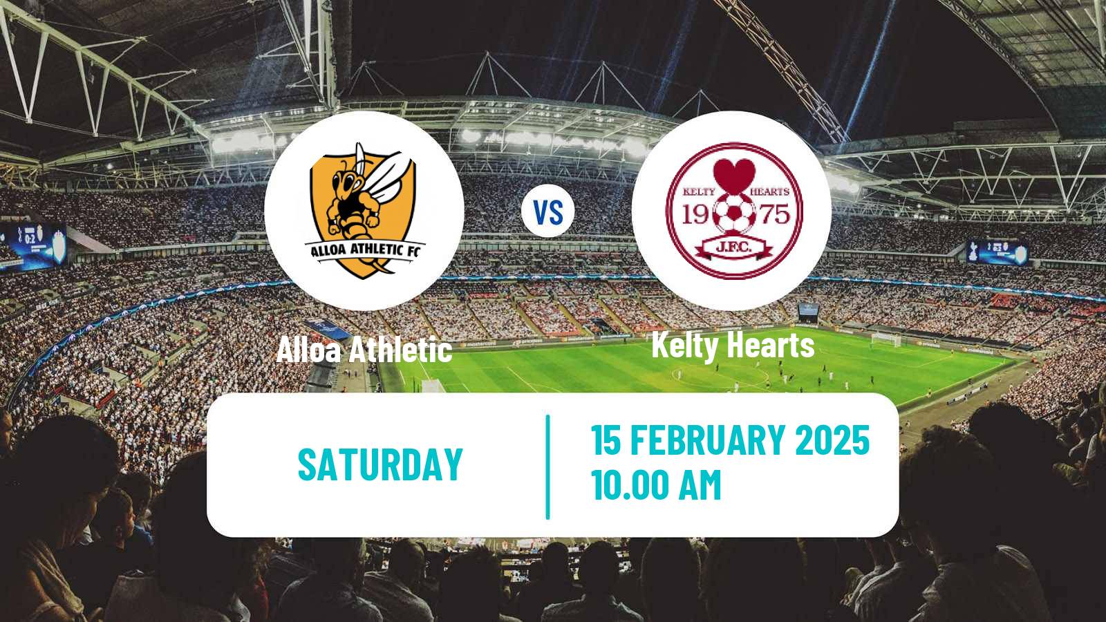 Soccer Scottish League One Alloa Athletic - Kelty Hearts