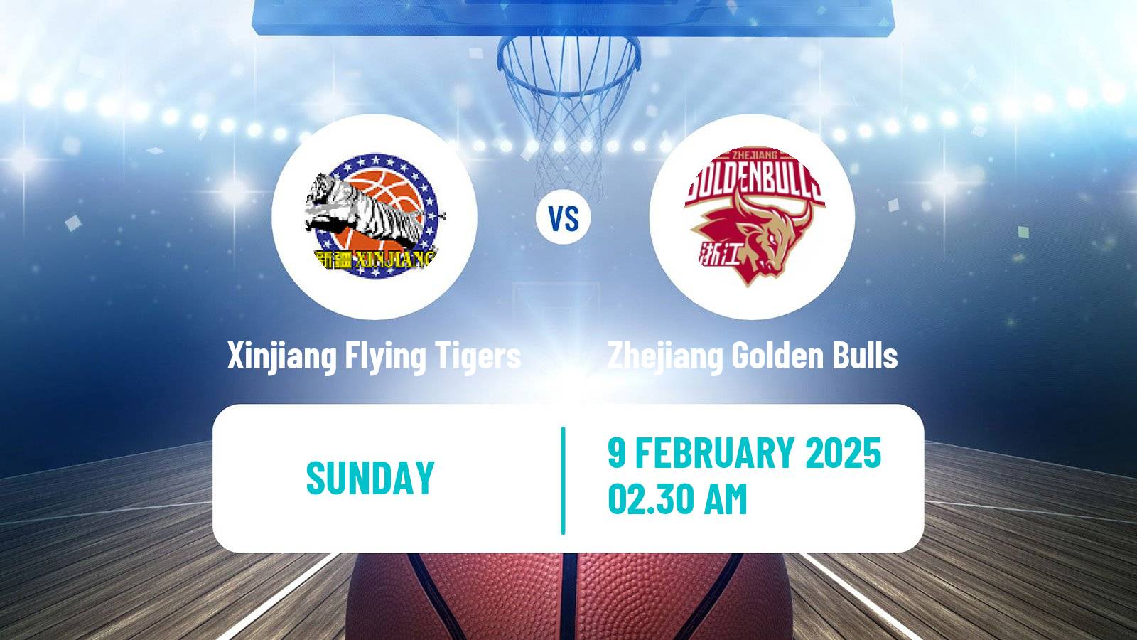 Basketball Chinese CBA Club Cup Xinjiang Flying Tigers - Zhejiang Golden Bulls