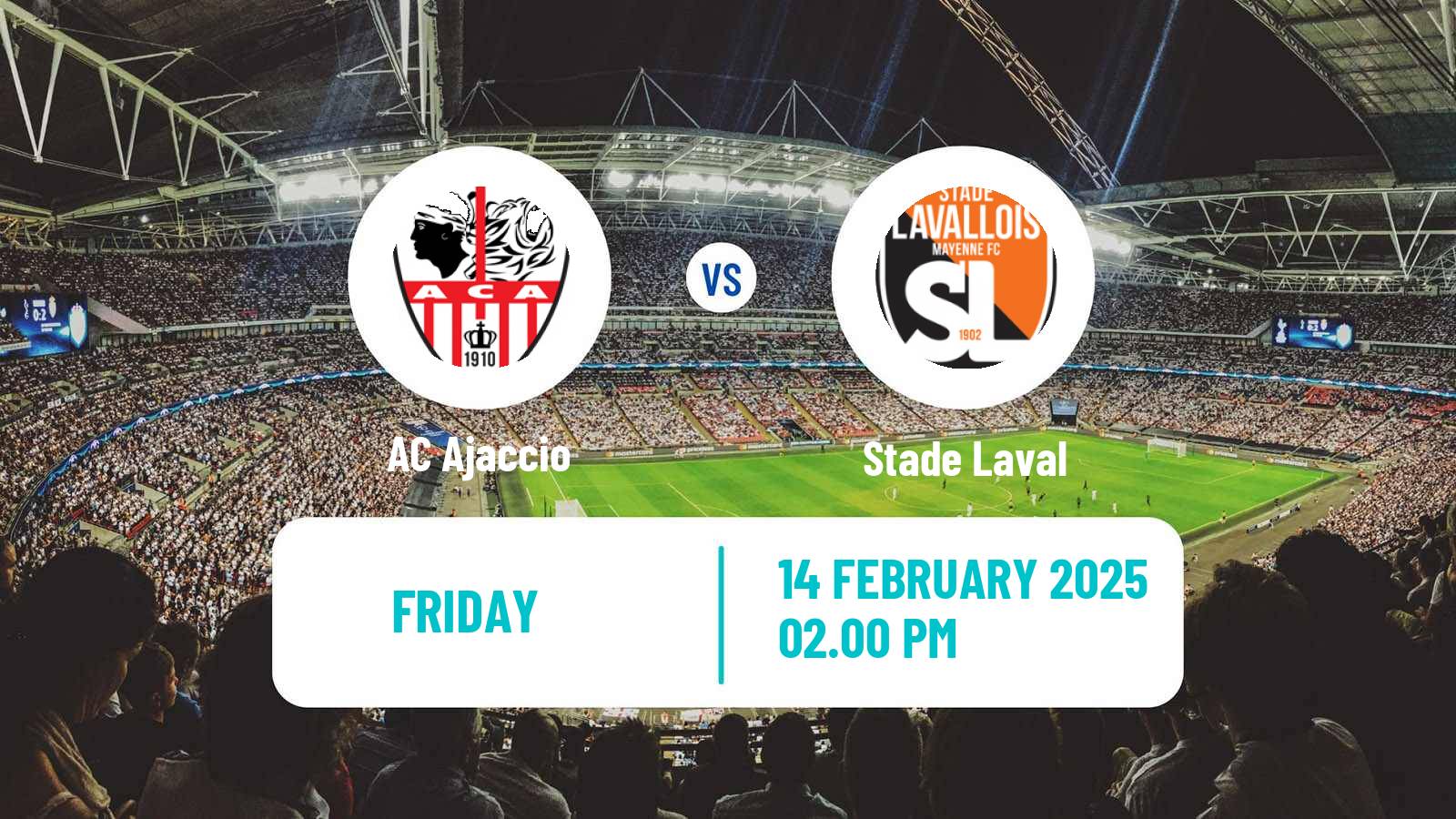 Soccer French Ligue 2 Ajaccio - Laval