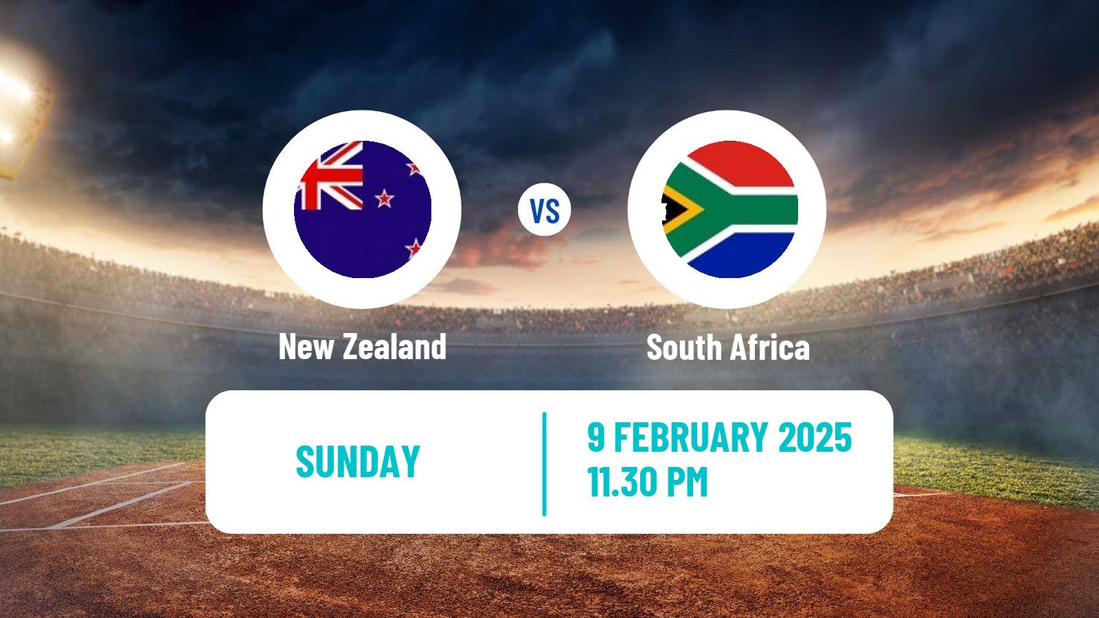 Cricket Tri-Nation Series Cricket New Zealand - South Africa