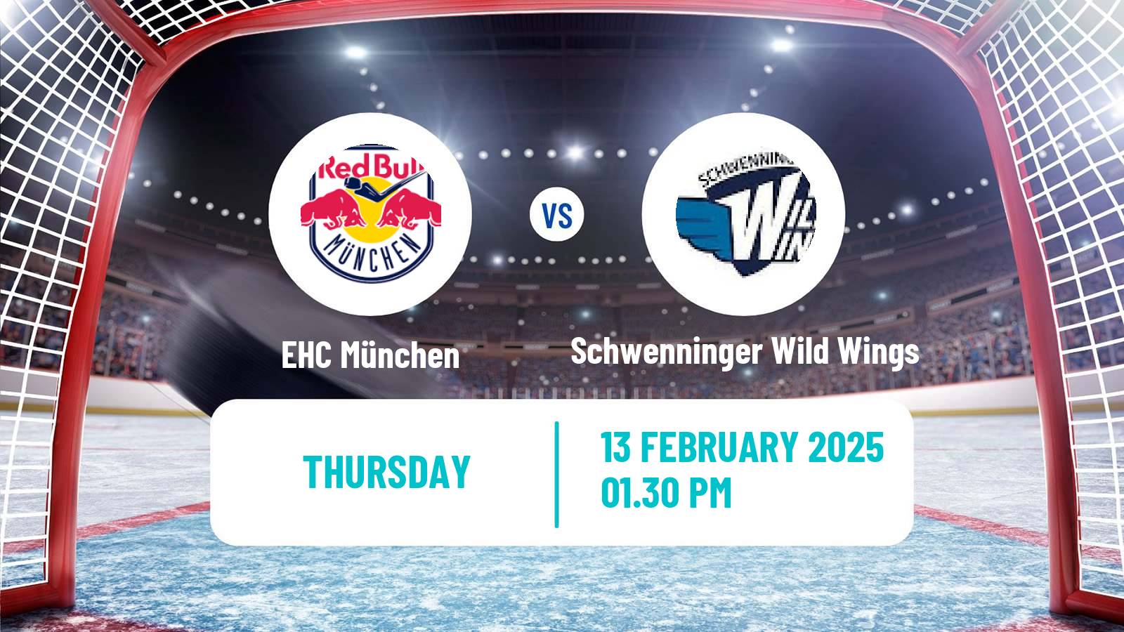 Hockey German Ice Hockey League EHC München - Schwenninger Wild Wings