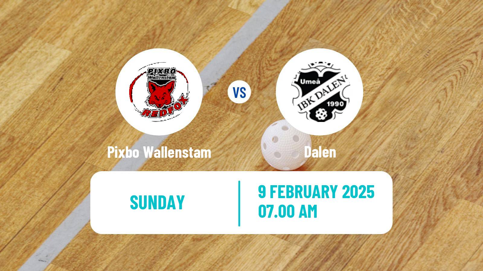 Floorball Swedish Superligan Floorball Women Pixbo Wallenstam - Dalen