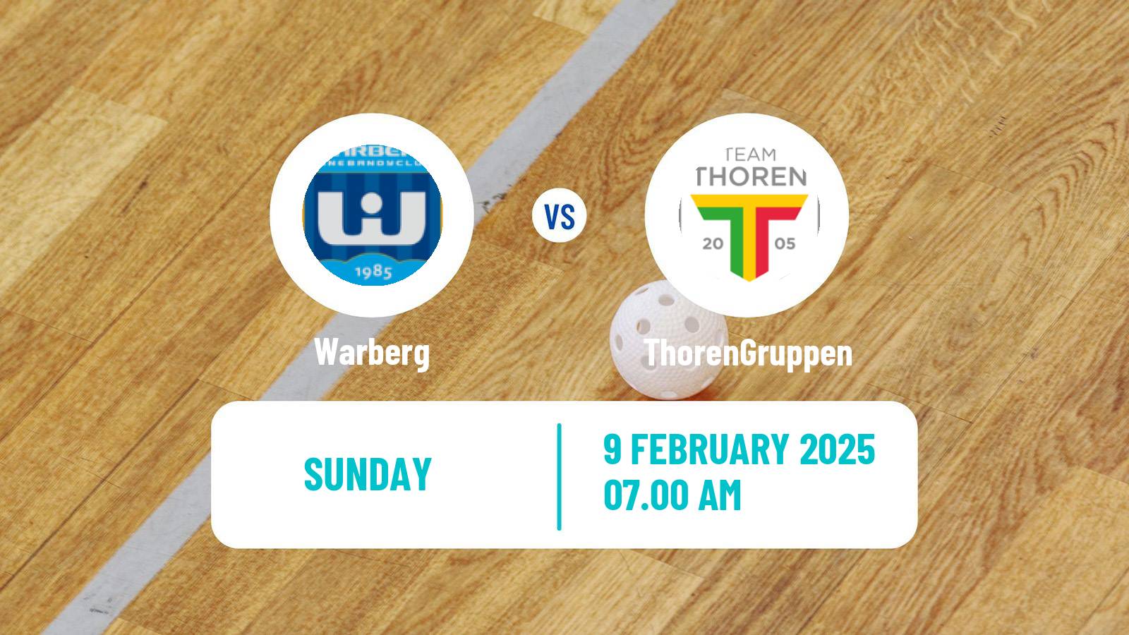 Floorball Swedish Superligan Floorball Women Warberg - ThorenGruppen