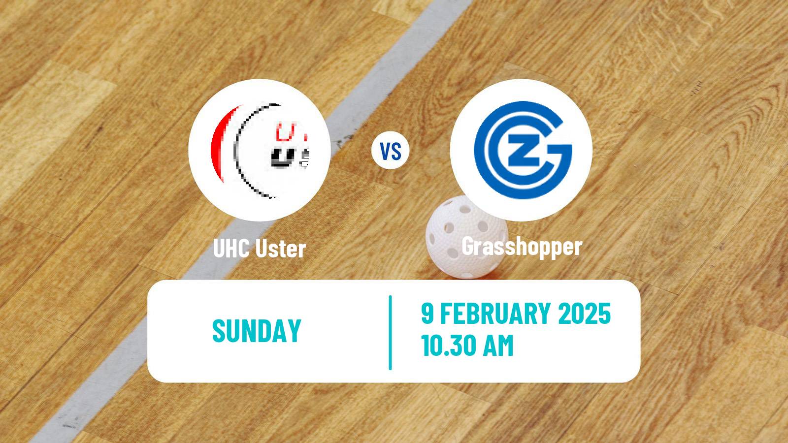 Floorball Swiss NLA Floorball Uster - Grasshopper