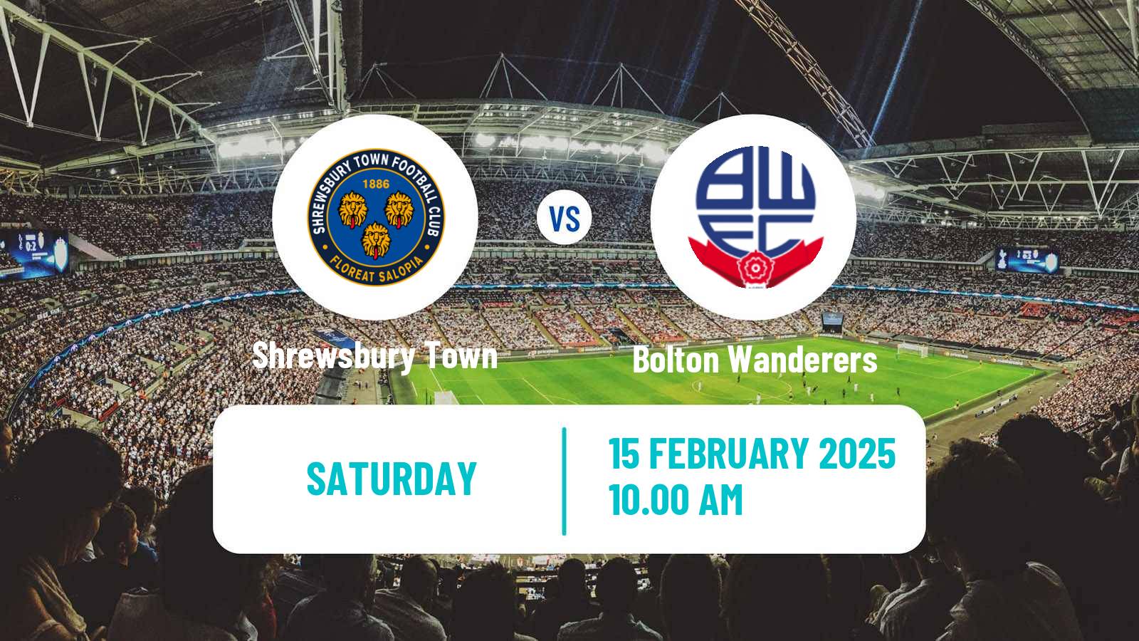 Soccer English League One Shrewsbury Town - Bolton Wanderers