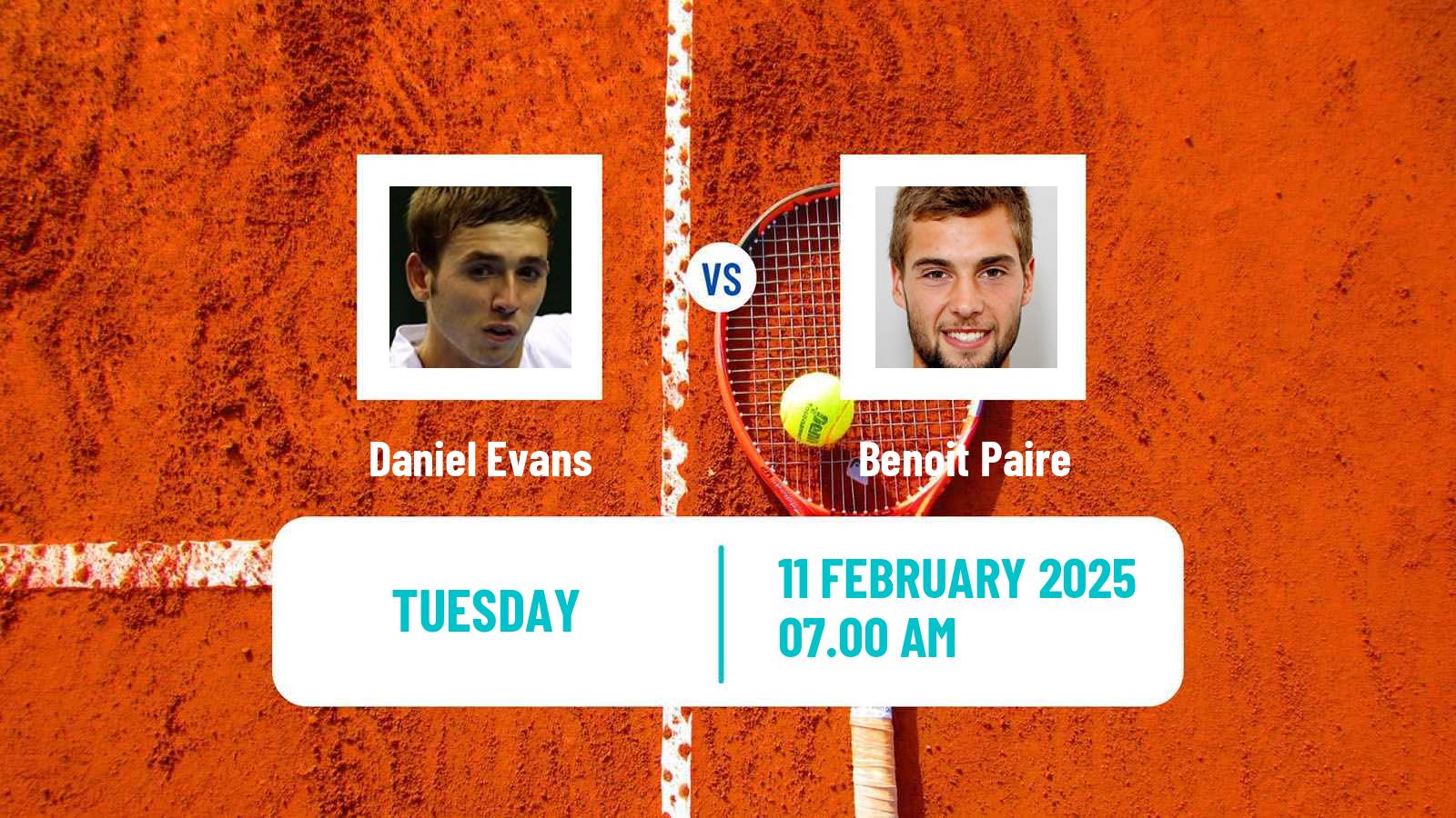 Tennis Manama Challenger Men Daniel Evans - Benoit Paire