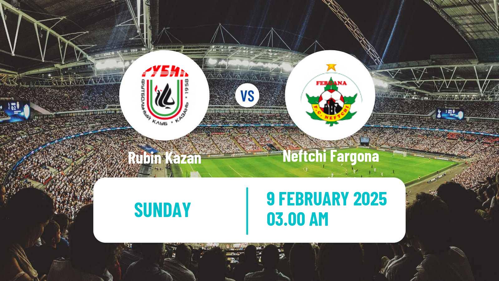 Soccer Club Friendly Rubin Kazan - Neftchi Fargona