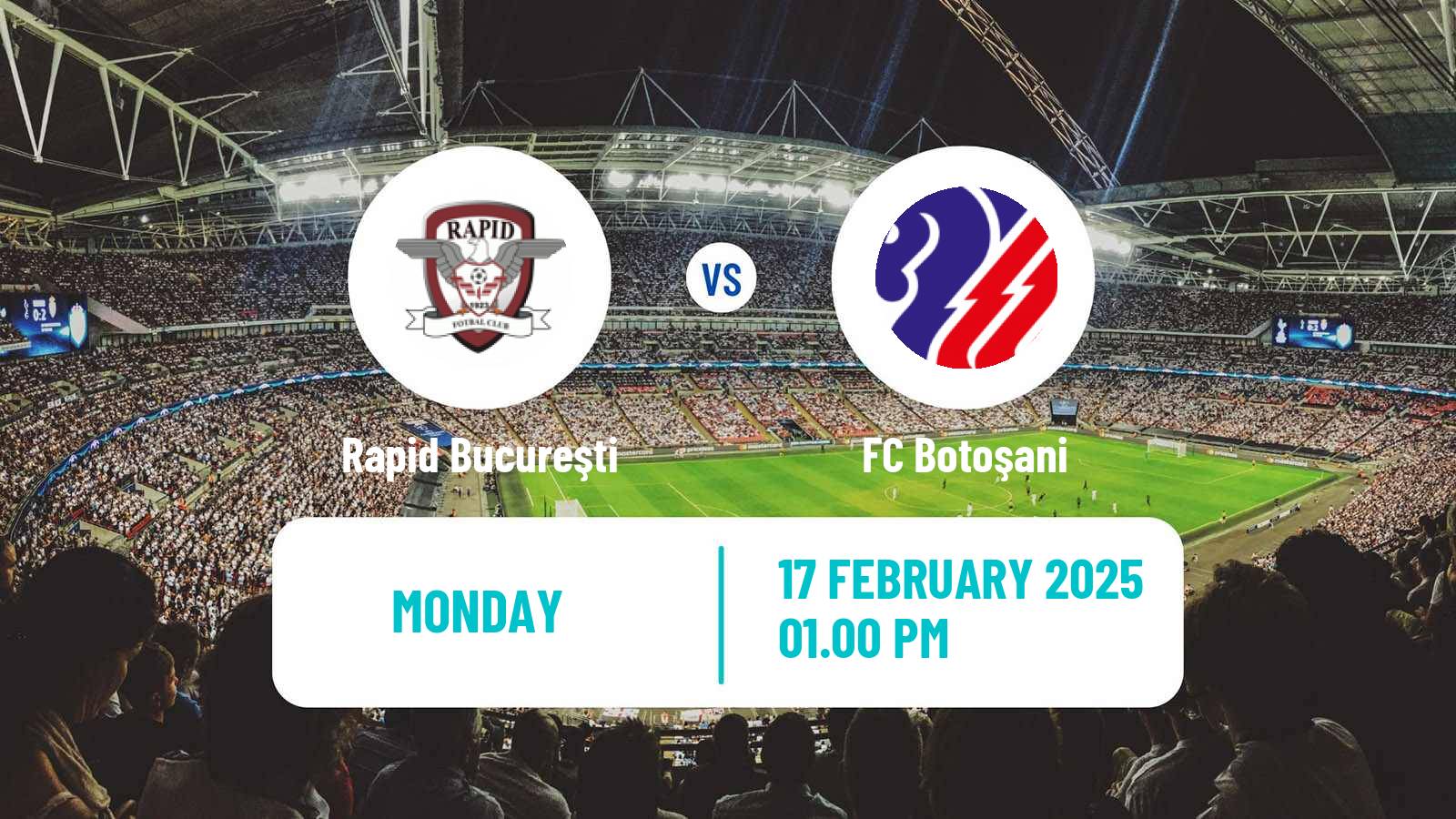 Soccer Romanian Liga 1 Rapid Bucureşti - Botoșani