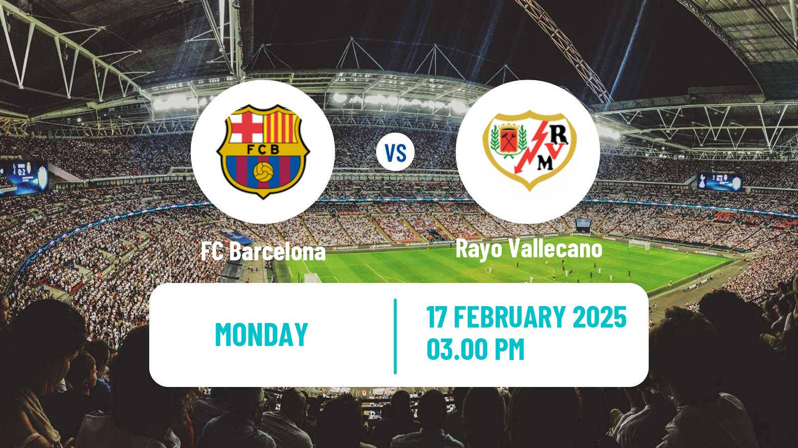 Soccer Spanish LaLiga Barcelona - Rayo Vallecano