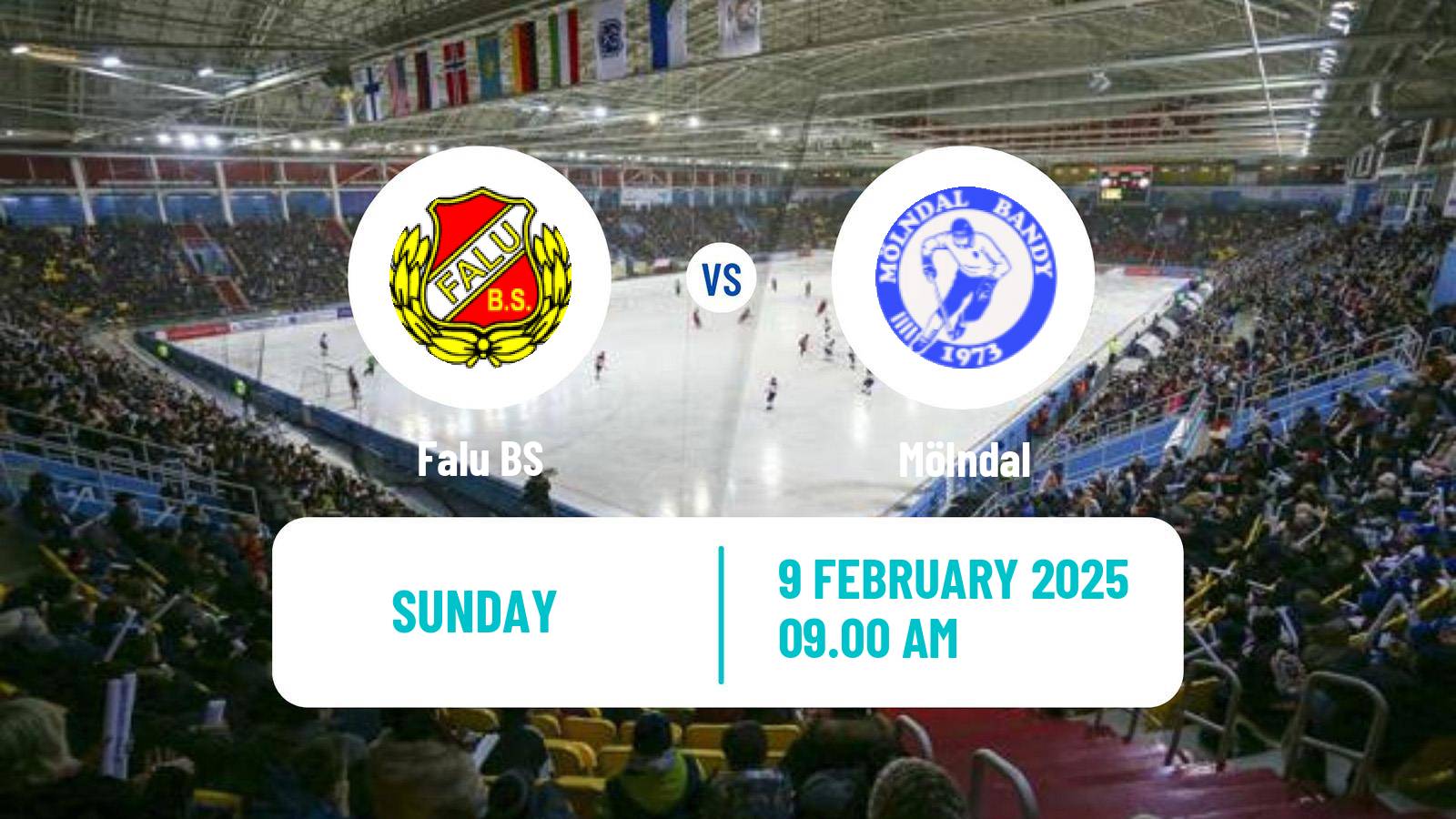 Bandy Swedish Allsvenskan Bandy Falu - Mölndal