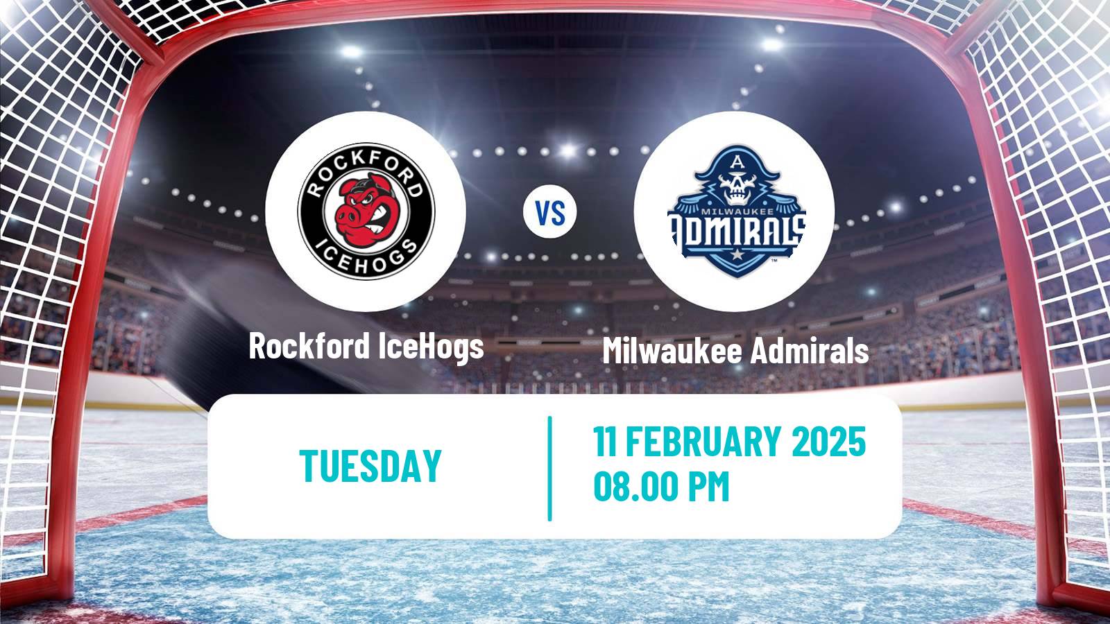 Hockey AHL Rockford IceHogs - Milwaukee Admirals