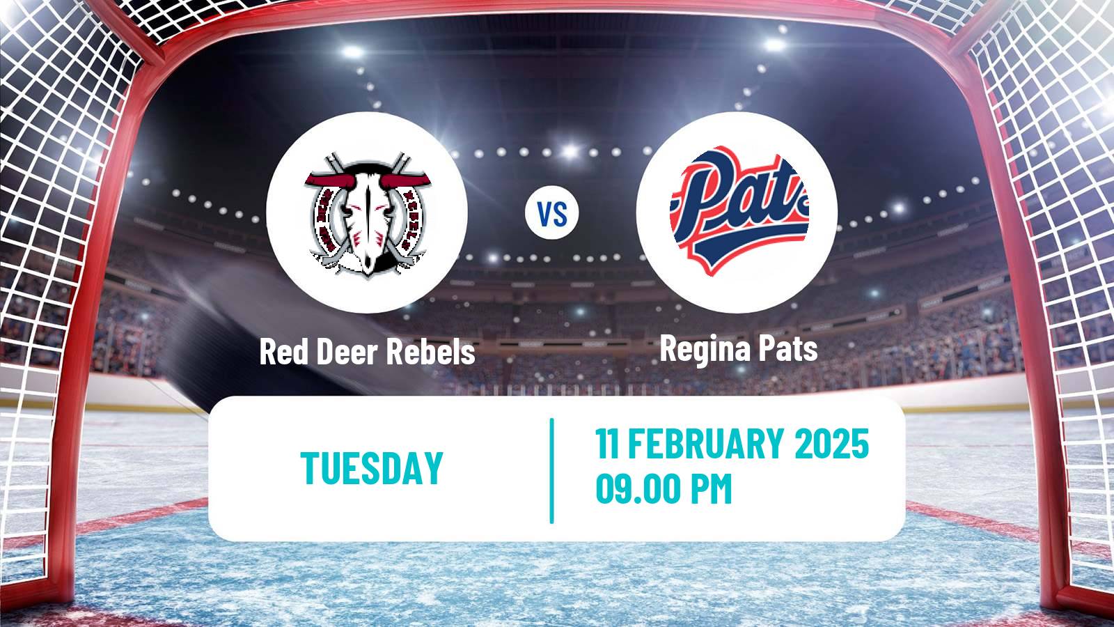 Hockey WHL Red Deer Rebels - Regina Pats