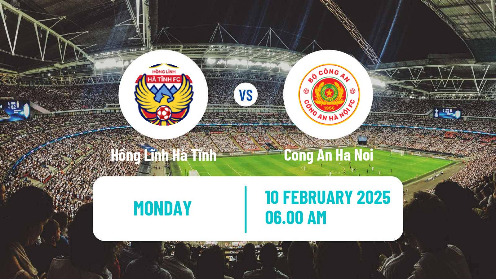 Soccer Vietnamese V League 1 Hồng Lĩnh Hà Tĩnh - Cong An Ha Noi