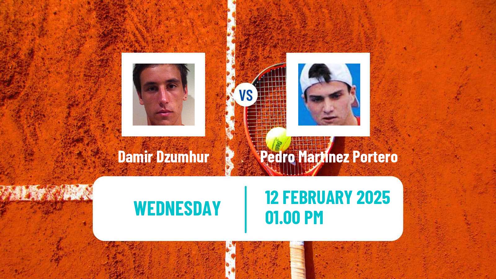 Tennis ATP Buenos Aires Damir Dzumhur - Pedro Martinez Portero