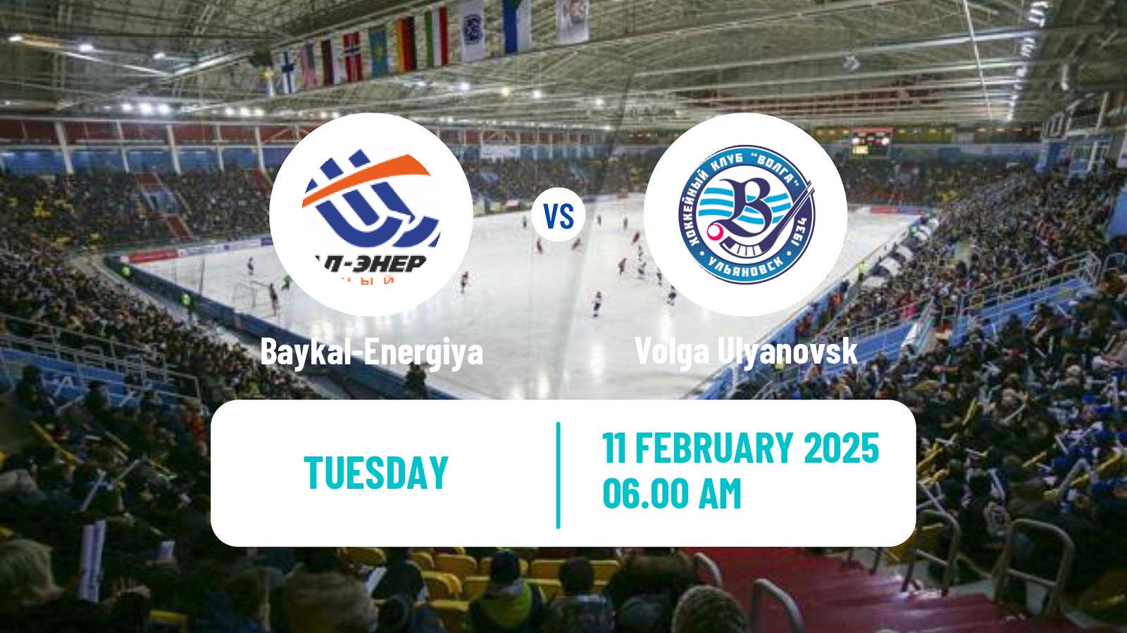 Bandy Russian Super League Bandy Baykal-Energiya - Volga Ulyanovsk