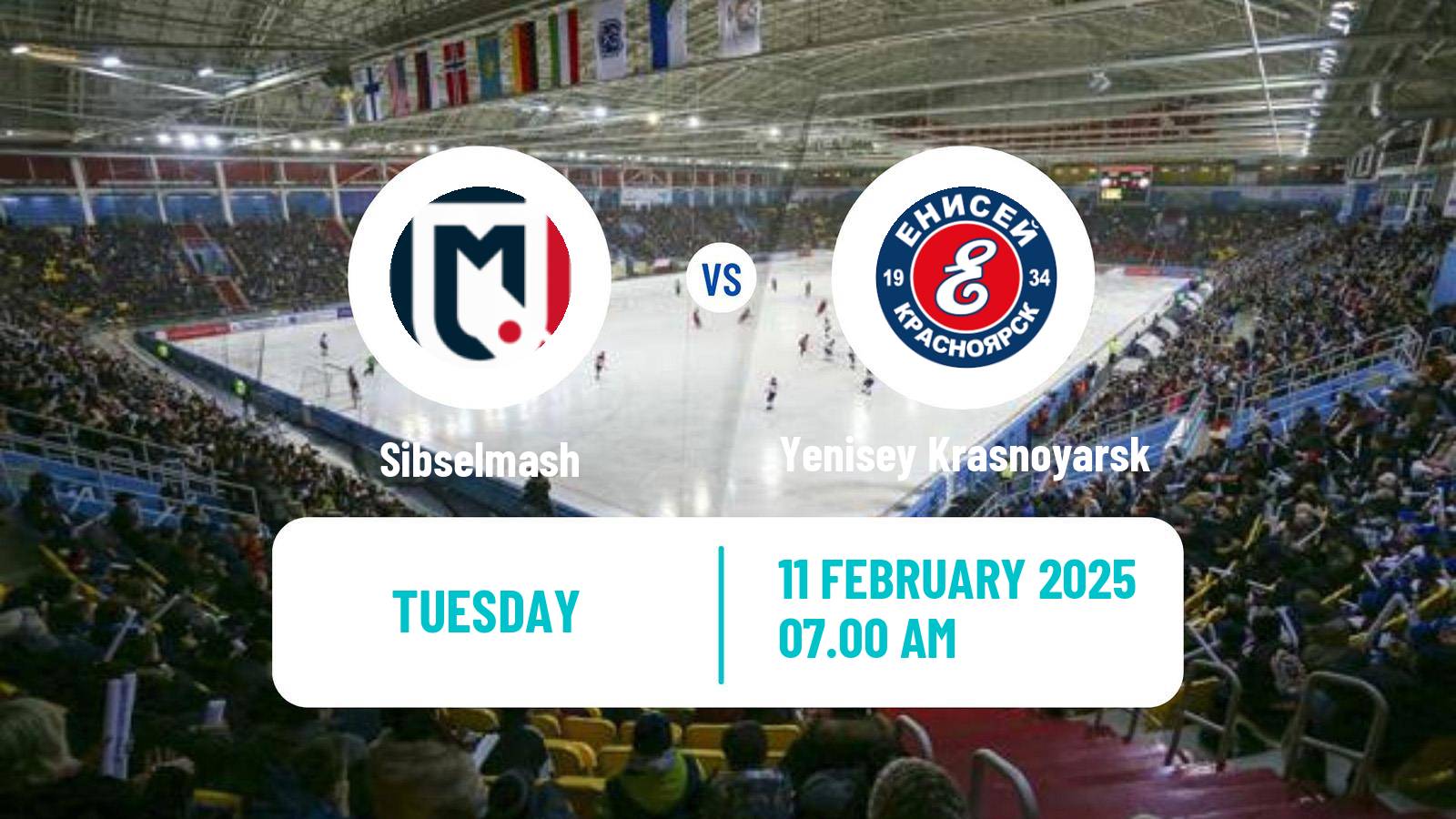 Bandy Russian Super League Bandy Sibselmash - Yenisey Krasnoyarsk