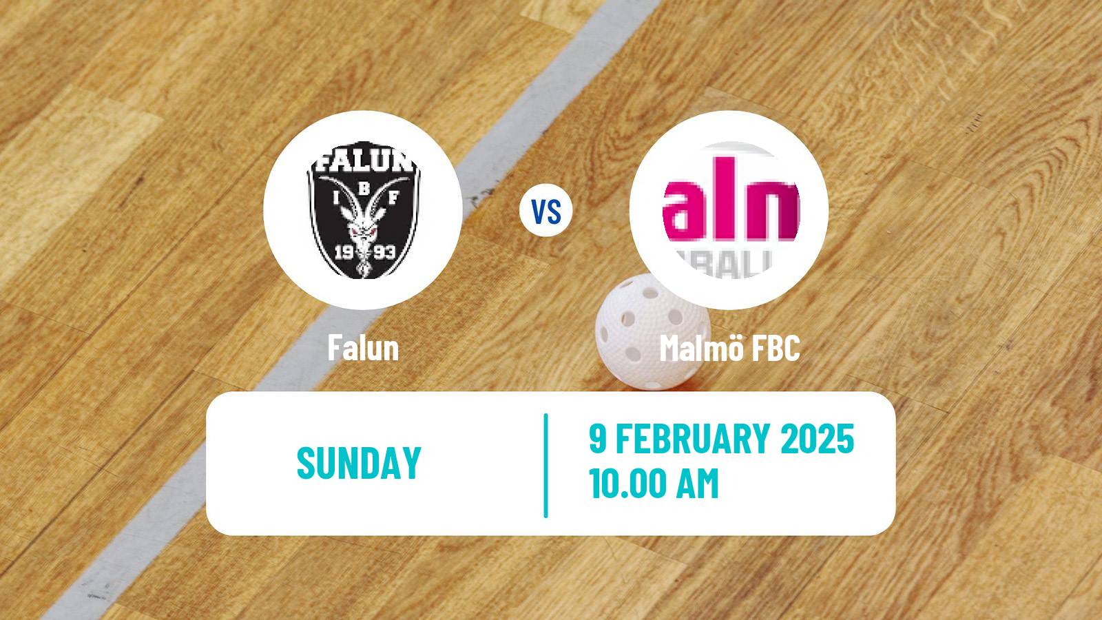 Floorball Swedish Superligan Floorball Women Falun - Malmö FBC