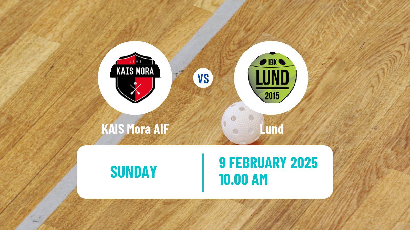 Floorball Swedish Superligan Floorball Women KAIS Mora AIF - Lund