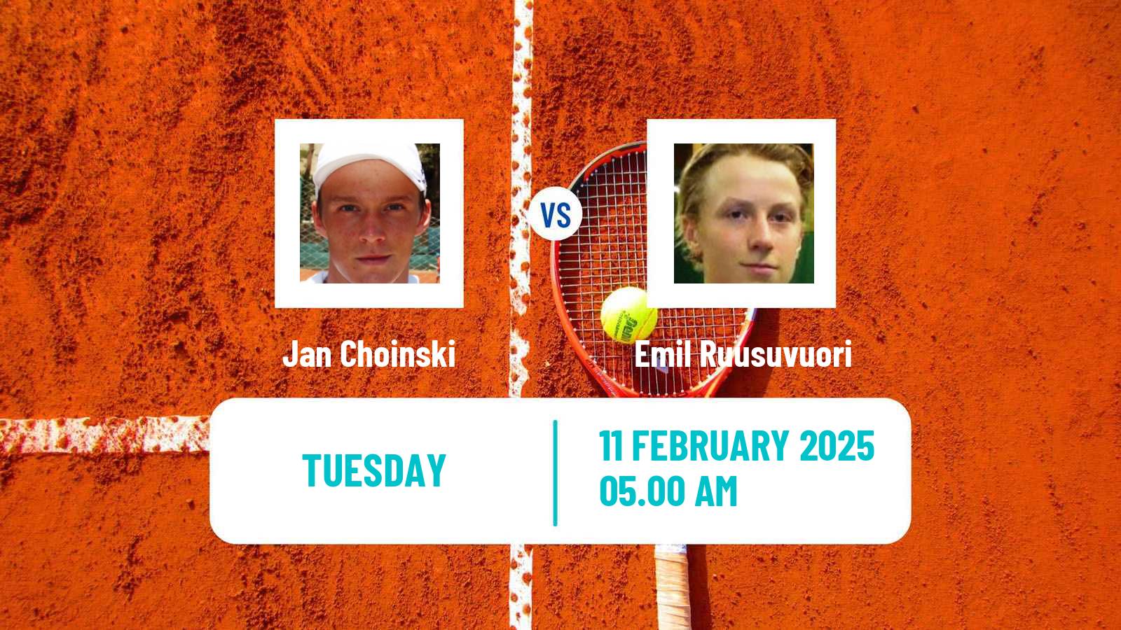 Tennis Tenerife 2 Challenger Men Jan Choinski - Emil Ruusuvuori