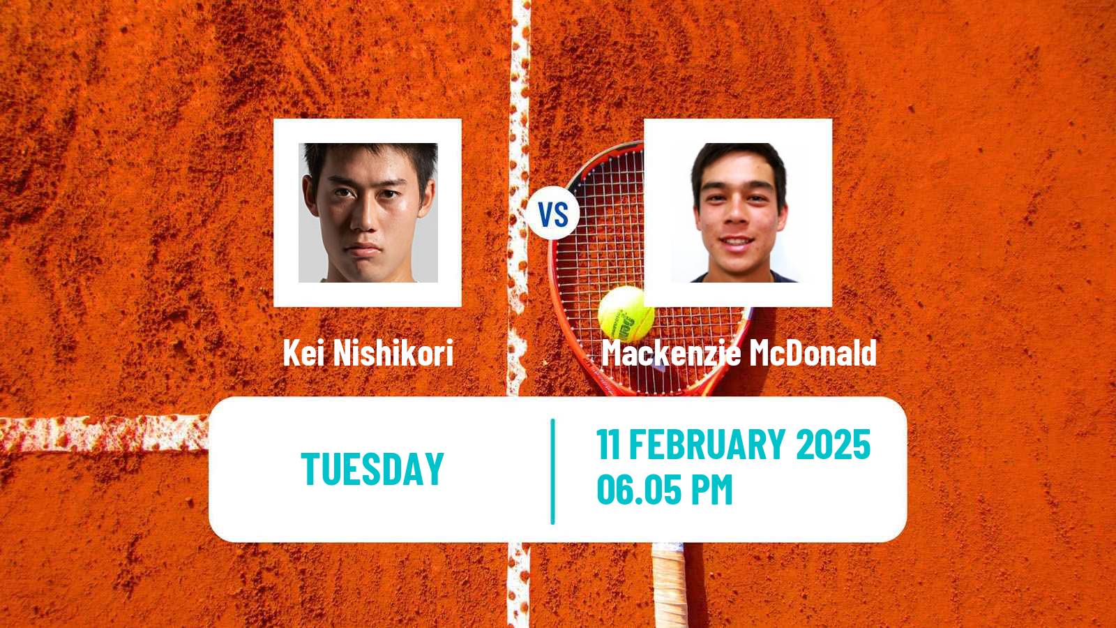 Tennis ATP Delray Beach Kei Nishikori - Mackenzie McDonald