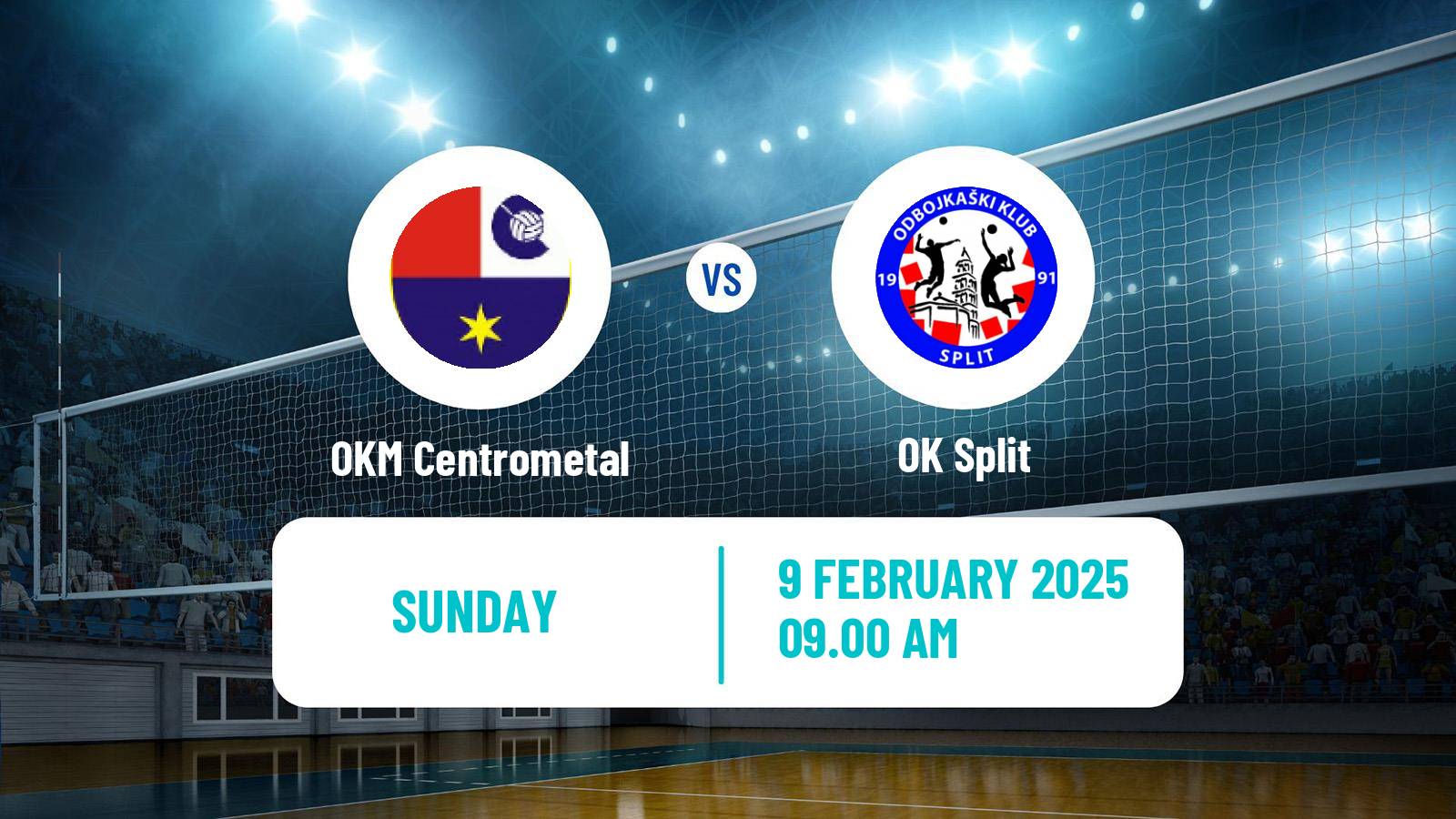 Volleyball Croatian Superliga Volleyball OKM Centrometal - Split