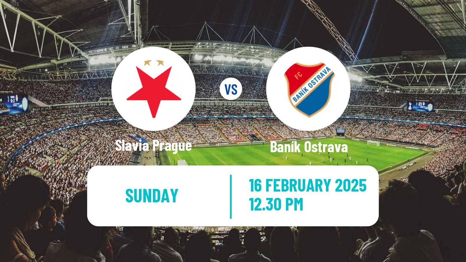 Soccer Czech 1 Liga Slavia Prague - Baník Ostrava