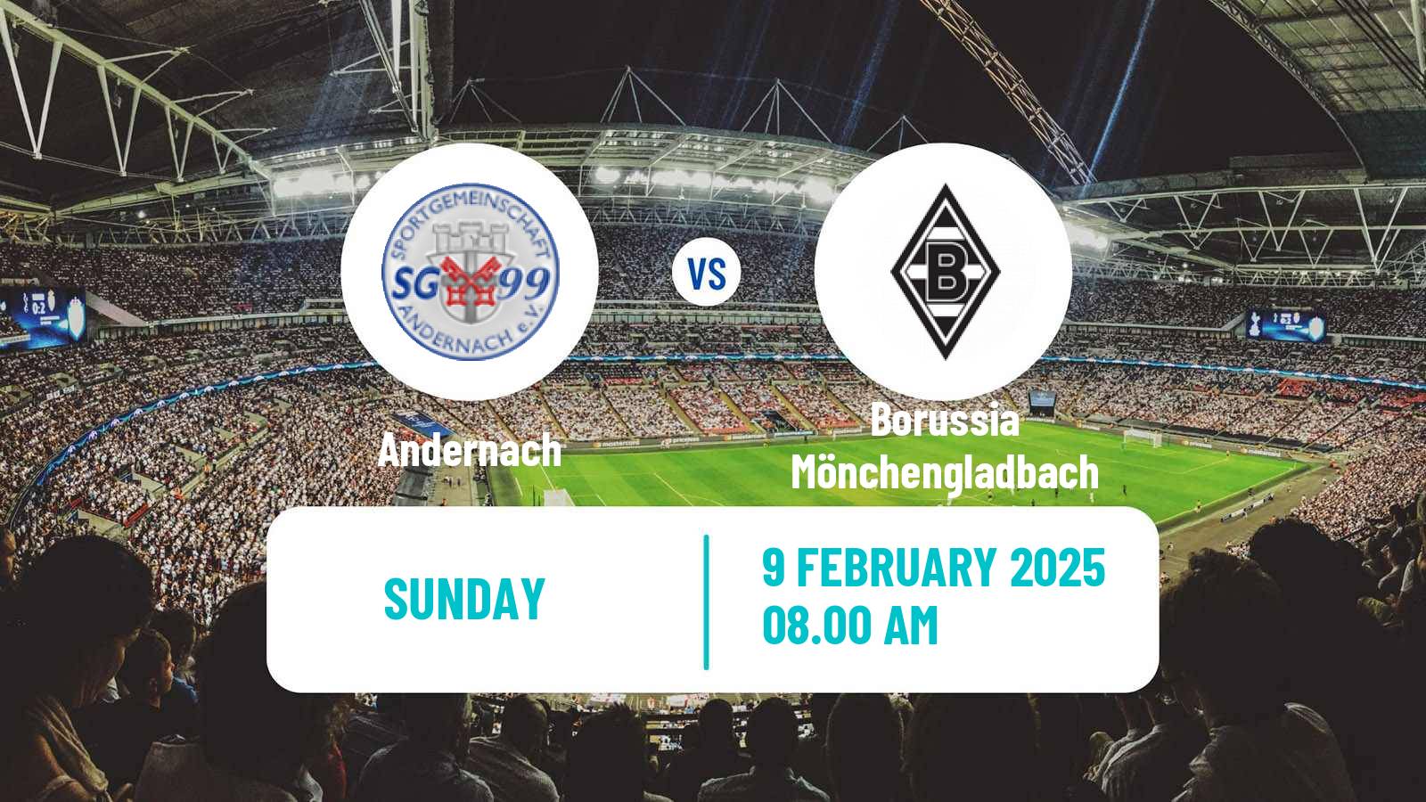 Soccer German 2 Bundesliga Women Andernach - Borussia Mönchengladbach