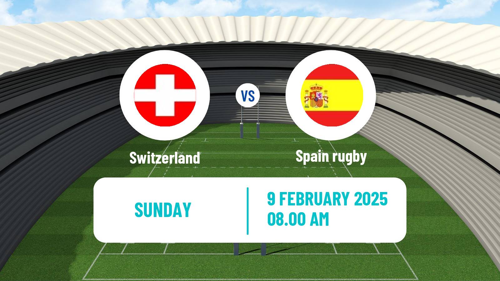 Rugby union Rugby Europe Championship Switzerland - Spain