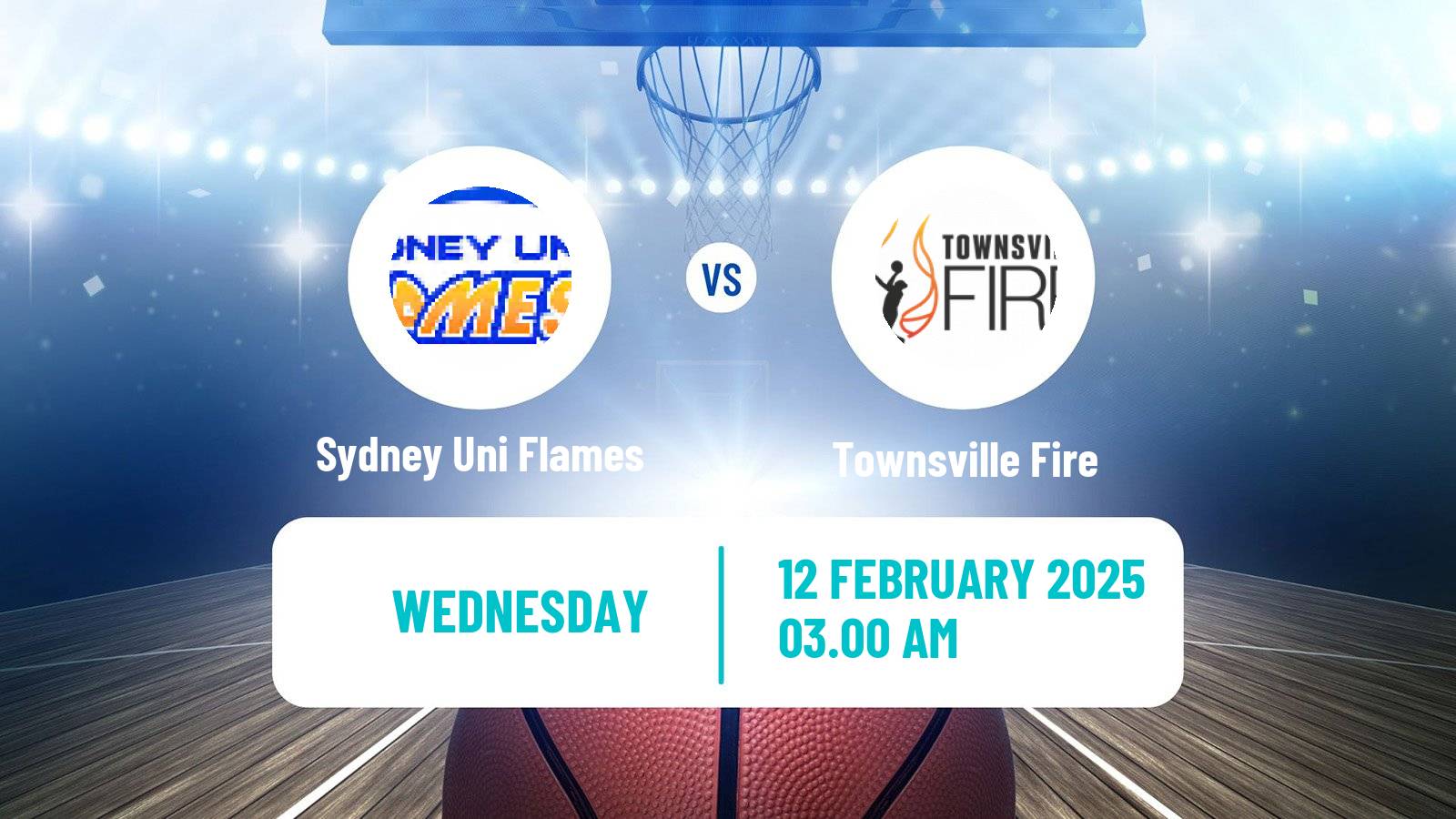 Basketball Australian WNBL Sydney Uni Flames - Townsville Fire