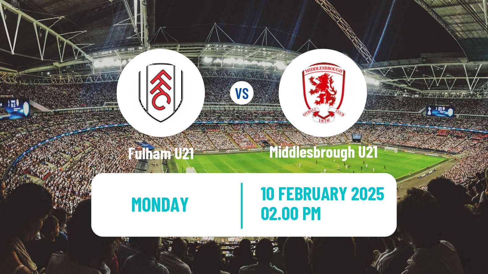 Soccer English Premier League 2 Fulham U21 - Middlesbrough U21