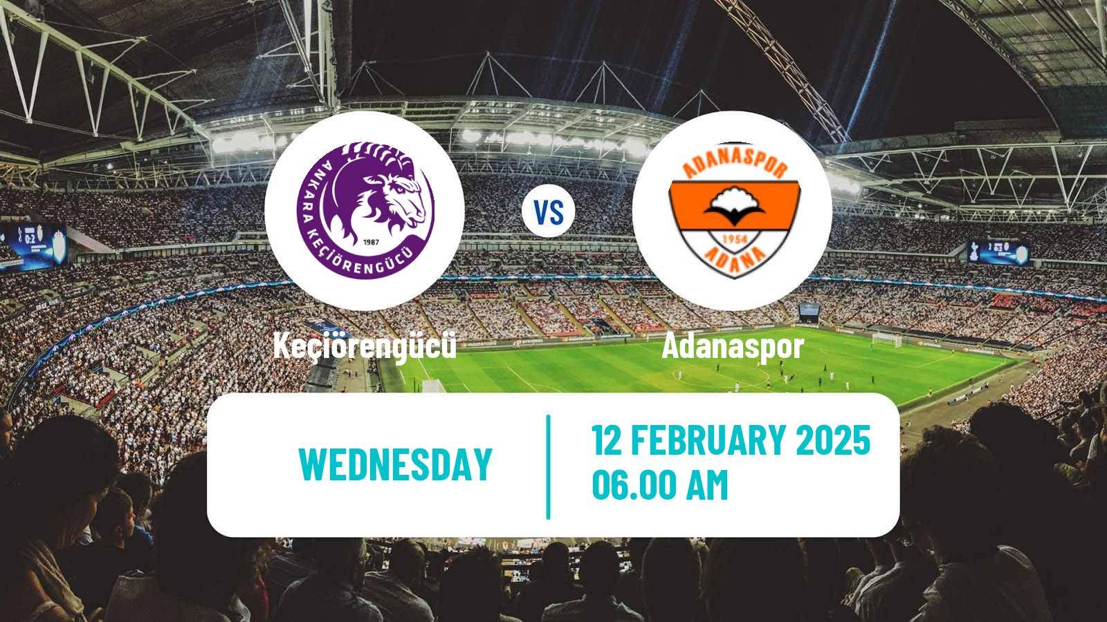 Soccer Turkish First League Keçiörengücü - Adanaspor