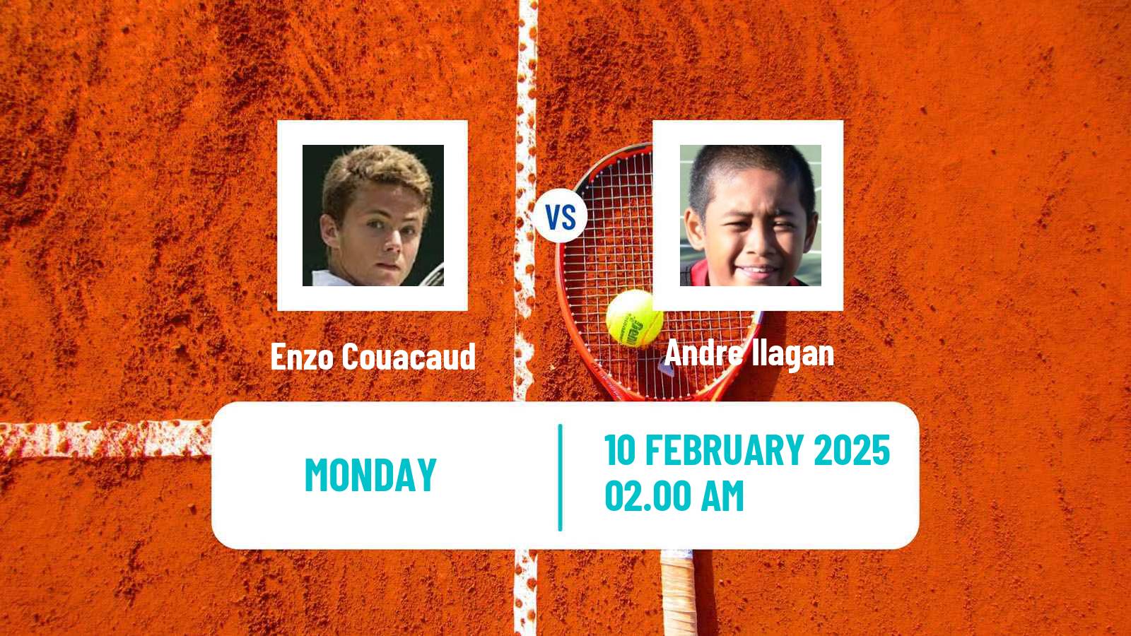 Tennis New Delhi Challenger Men Enzo Couacaud - Andre Ilagan