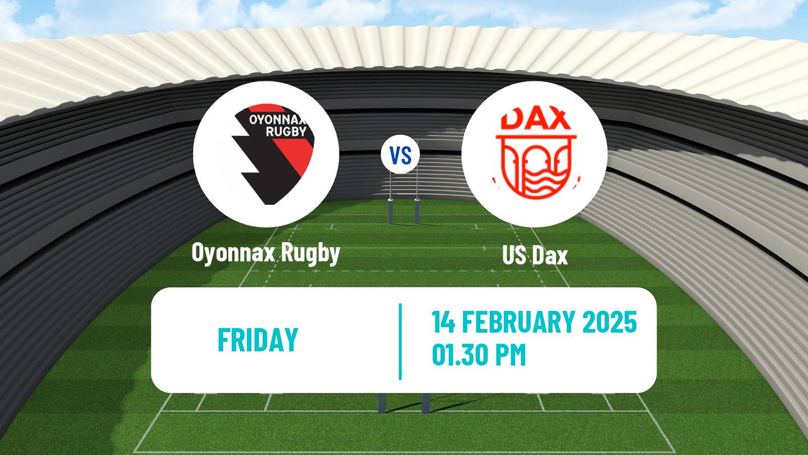 Rugby union French Pro D2 Oyonnax Rugby - US Dax