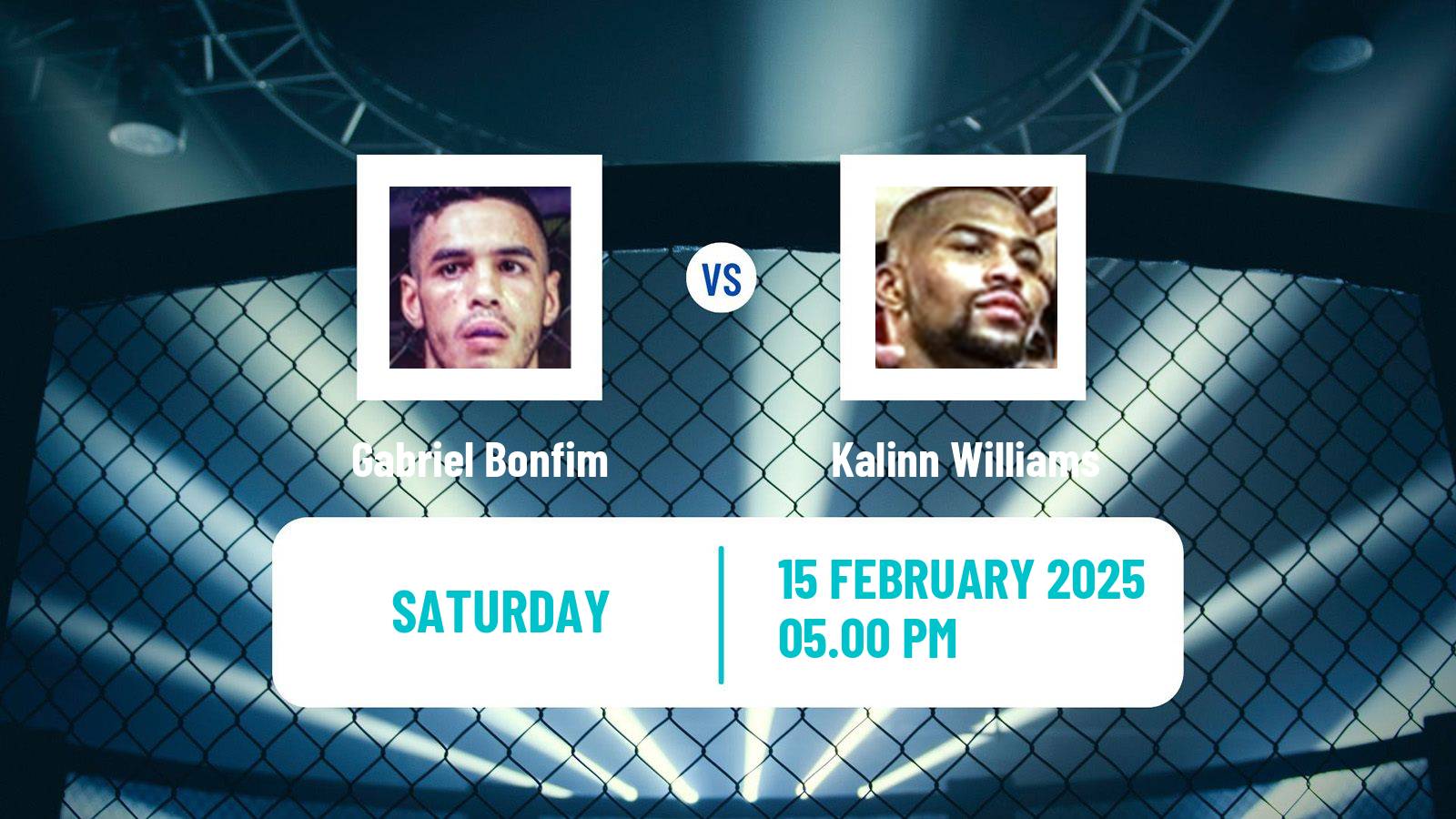 MMA Welterweight UFC Men Gabriel Bonfim - Kalinn Williams