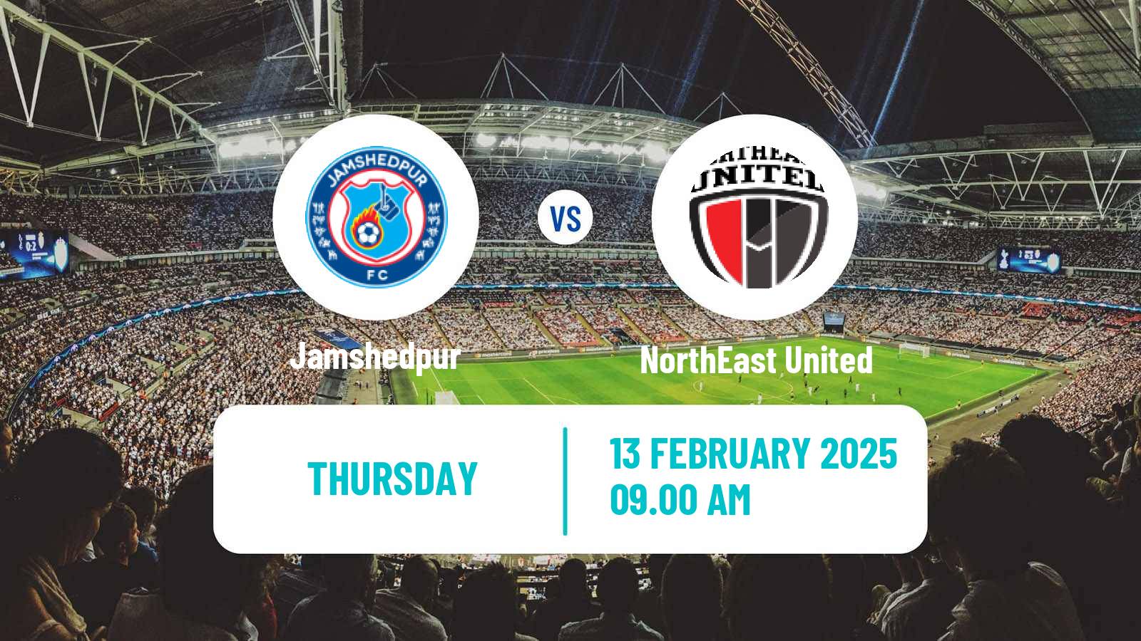 Soccer Indian ISL Jamshedpur - NorthEast United