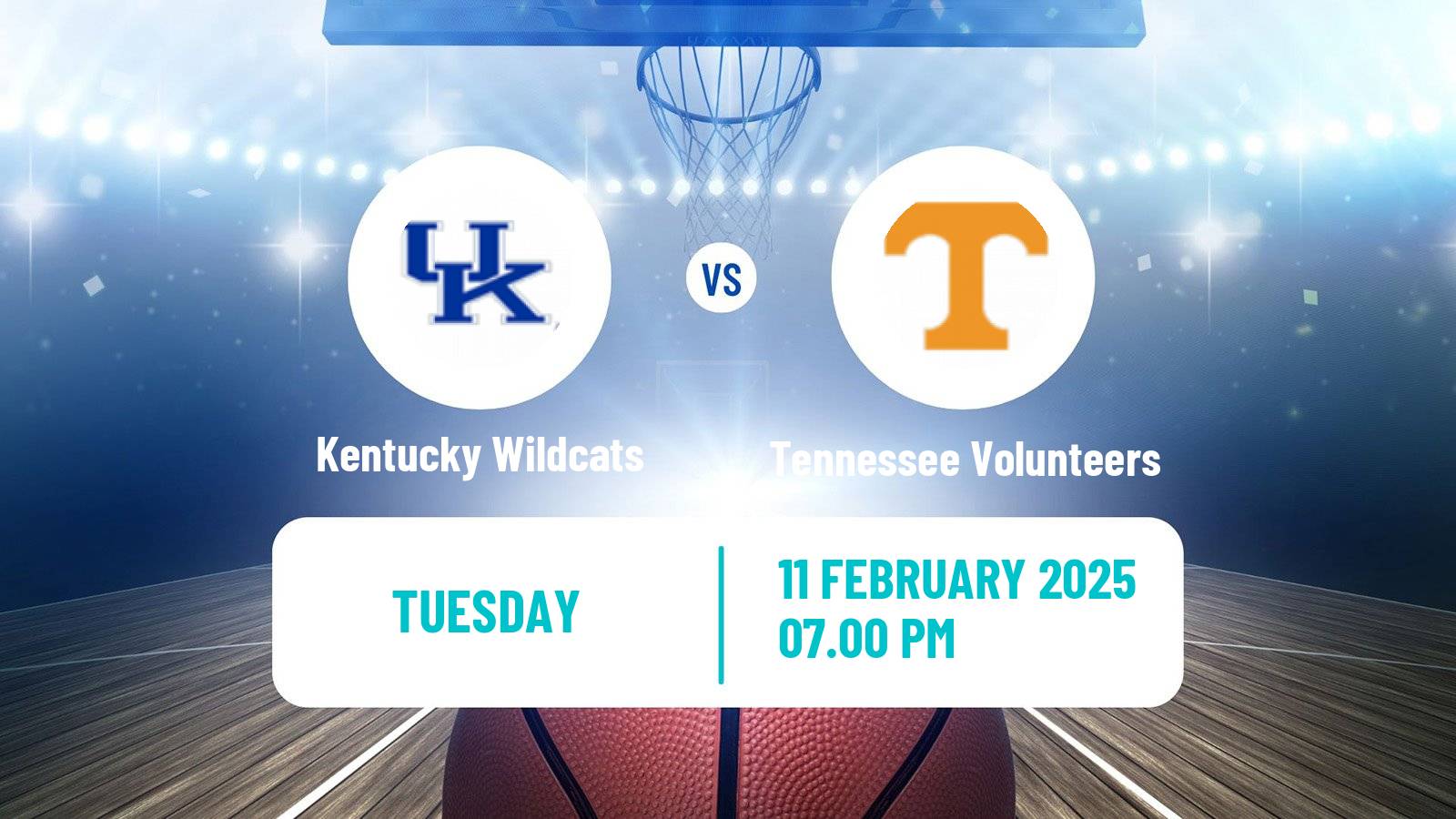 Basketball NCAA College Basketball Kentucky Wildcats - Tennessee Volunteers