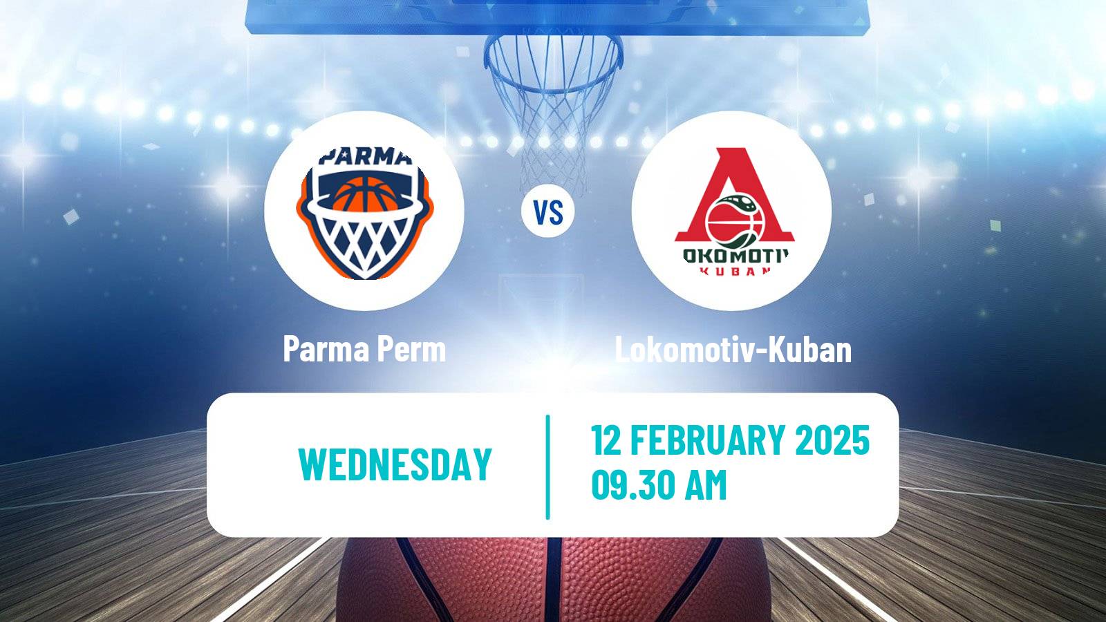 Basketball VTB United League Parma Perm - Lokomotiv-Kuban