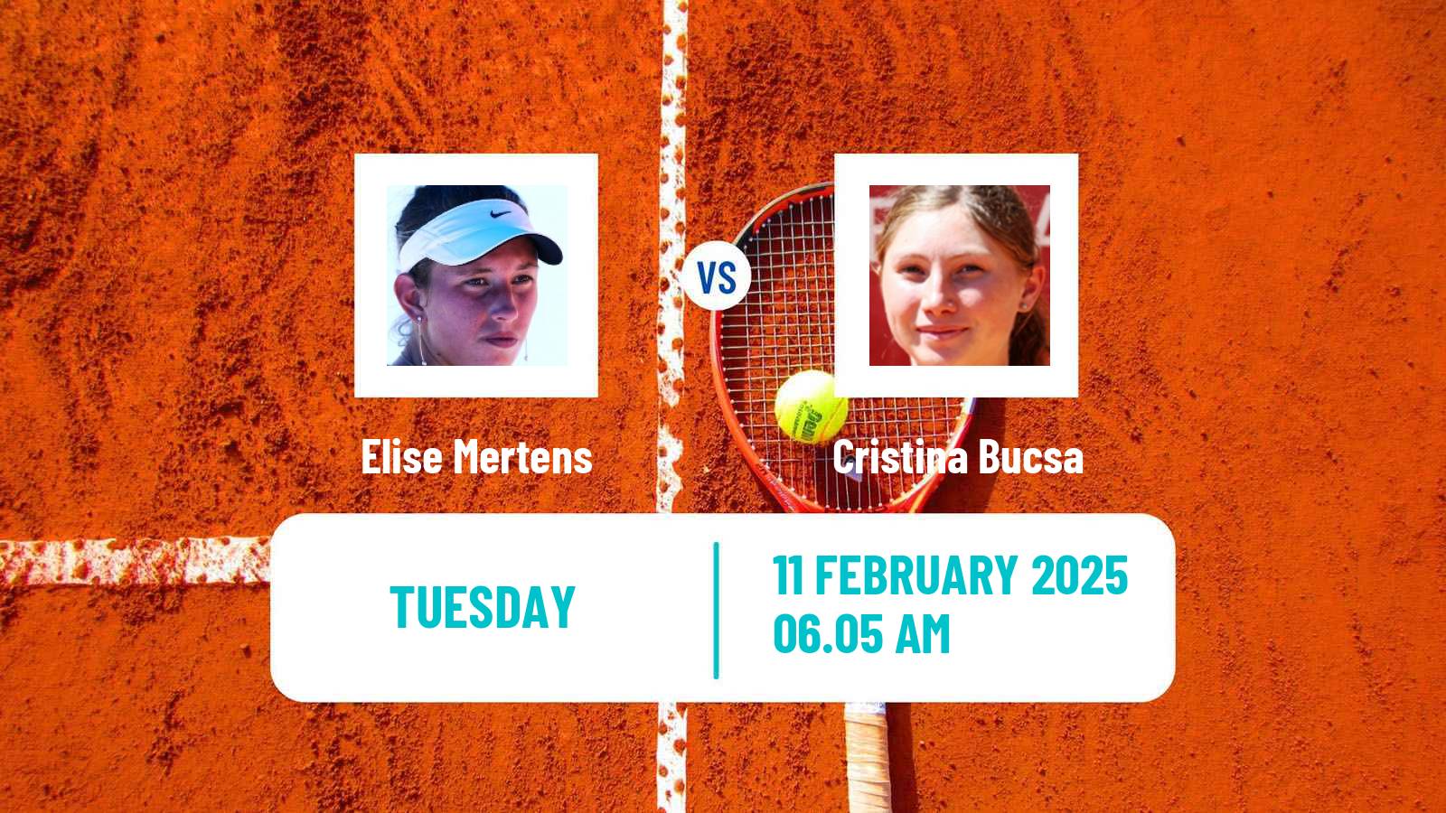 Tennis WTA Doha Elise Mertens - Cristina Bucsa